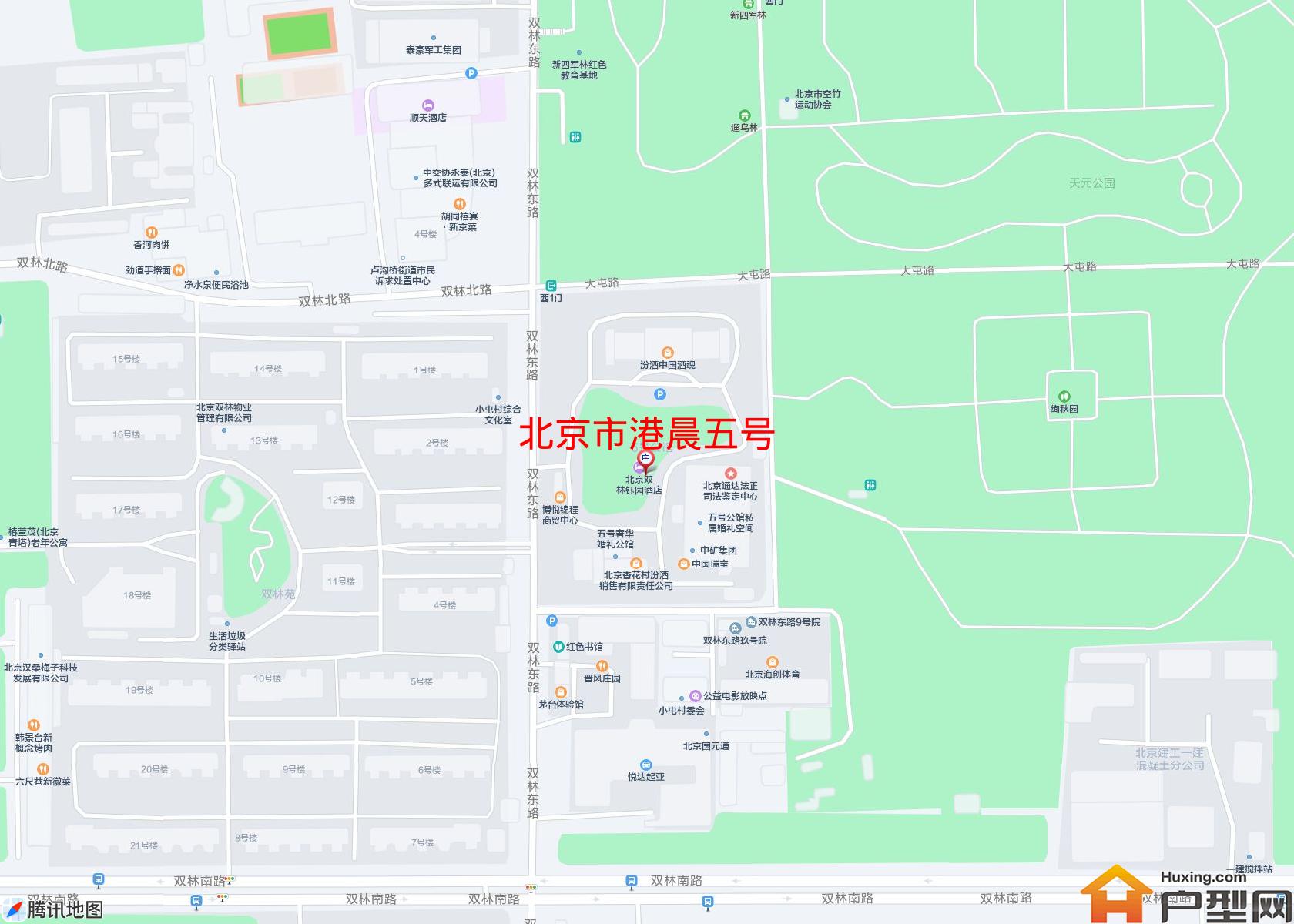 港晨五号小区 - 户型网