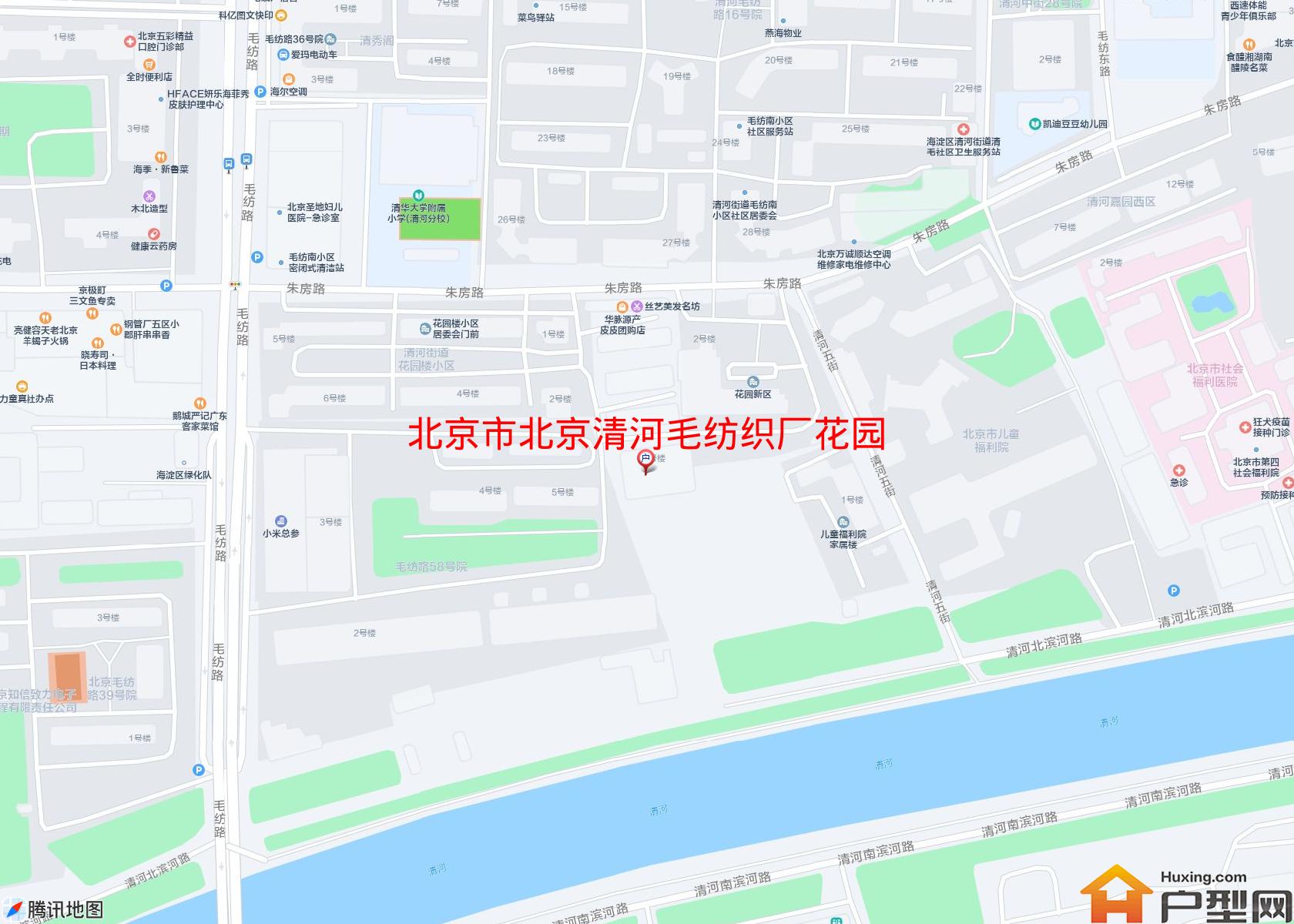 北京清河毛纺织厂花园小区 - 户型网