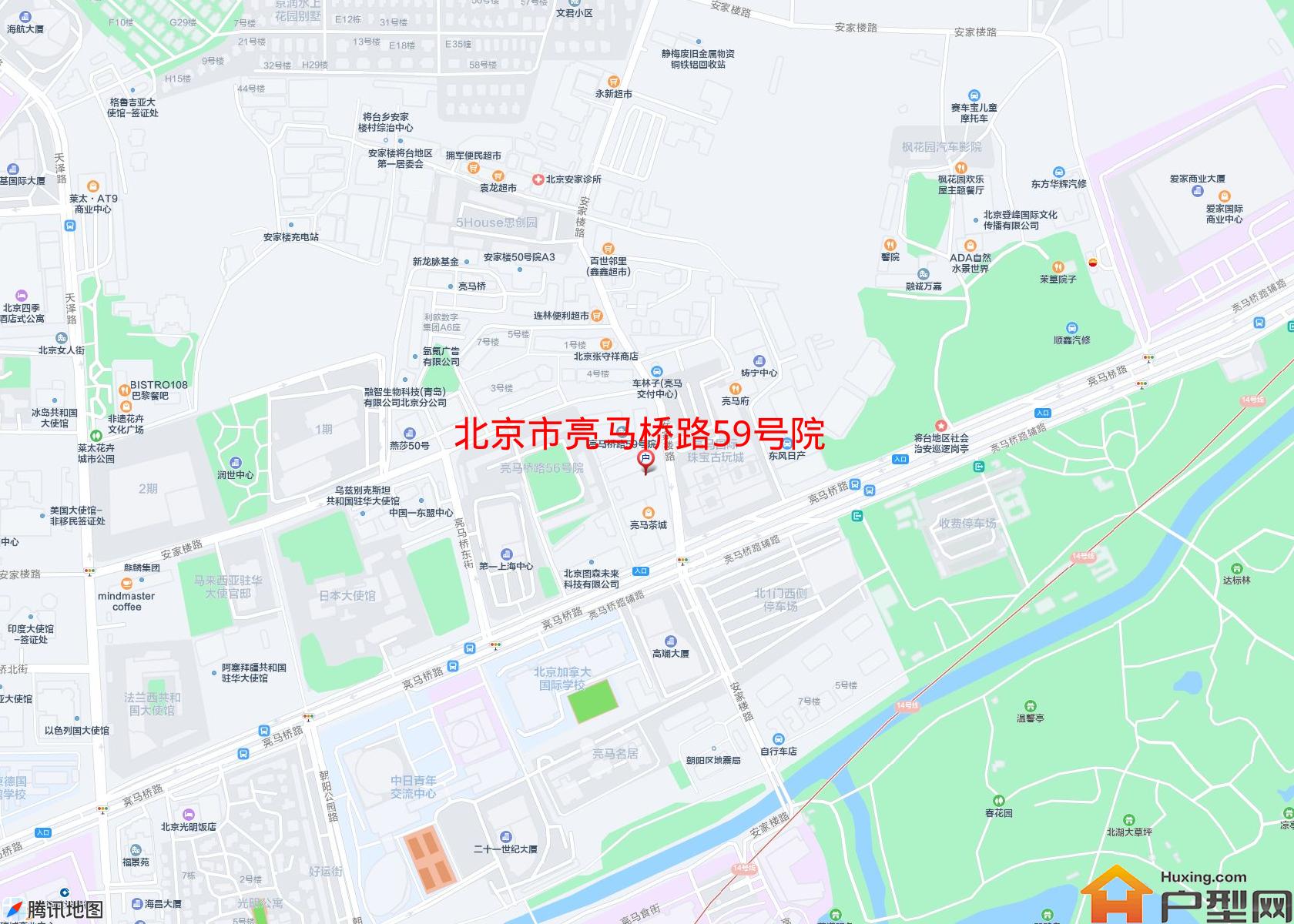 亮马桥路59号院小区 - 户型网