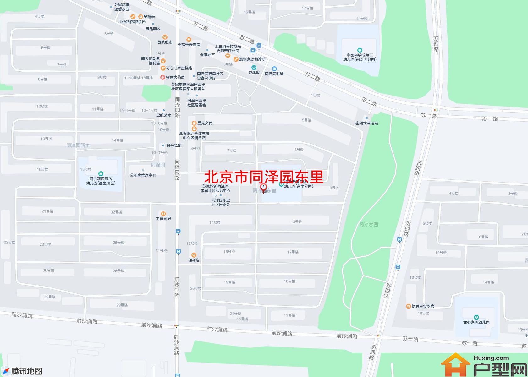 同泽园东里小区 - 户型网 同泽园东里小区 - 户型网