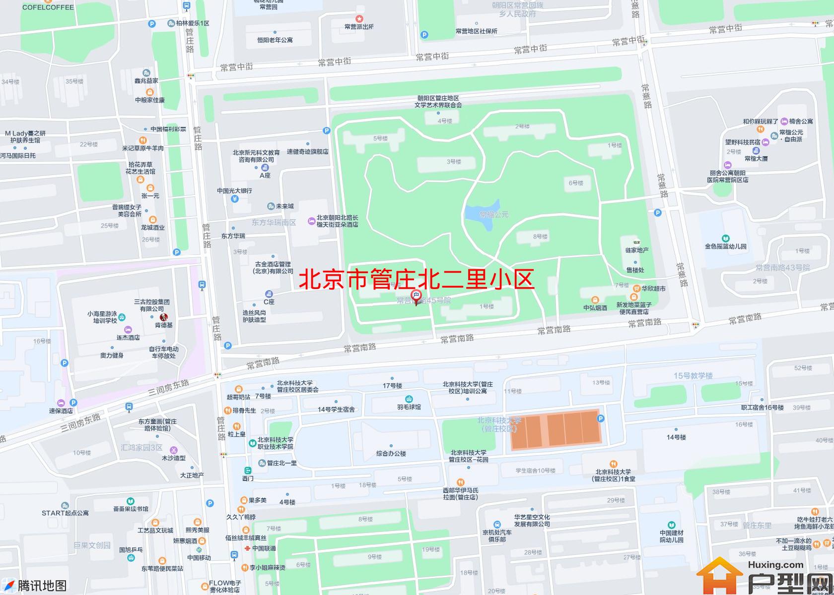 管庄北二里小区小区 - 户型网