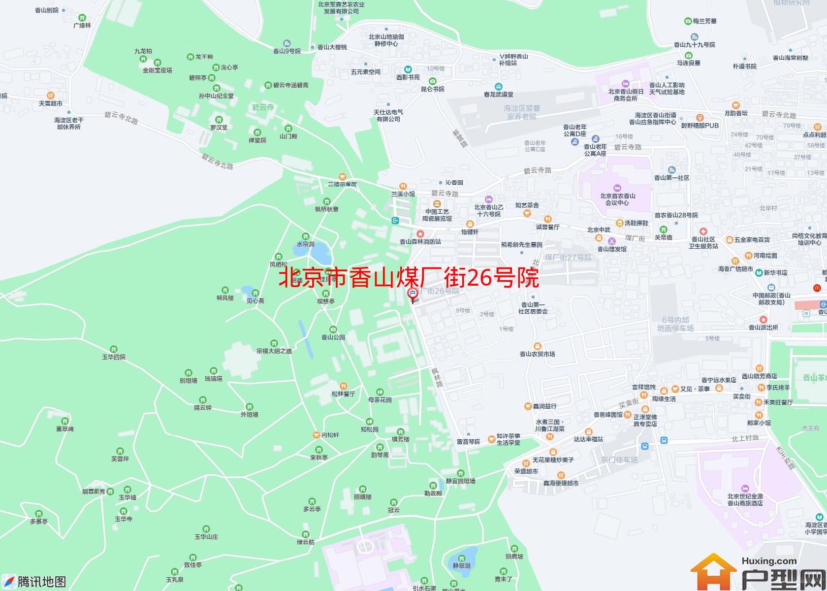 香山煤厂街26号院小区 - 户型网