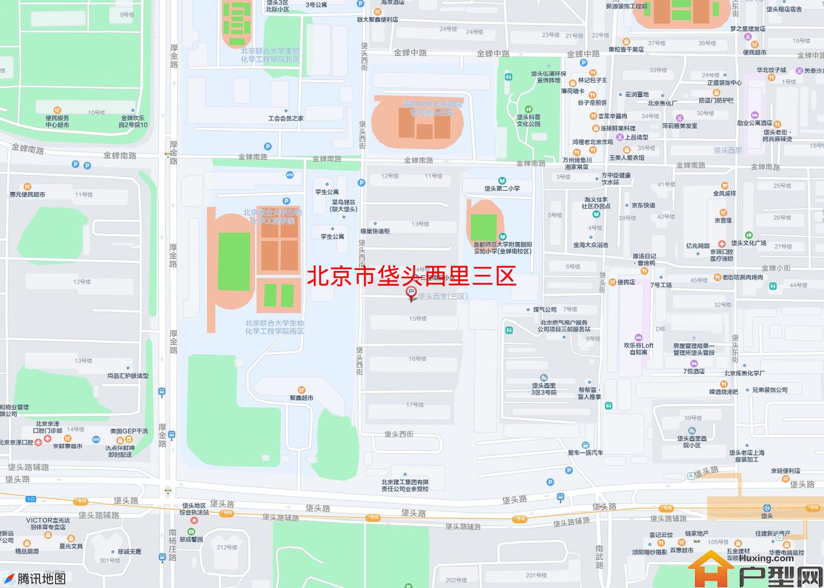 垡头西里三区小区 - 户型网
