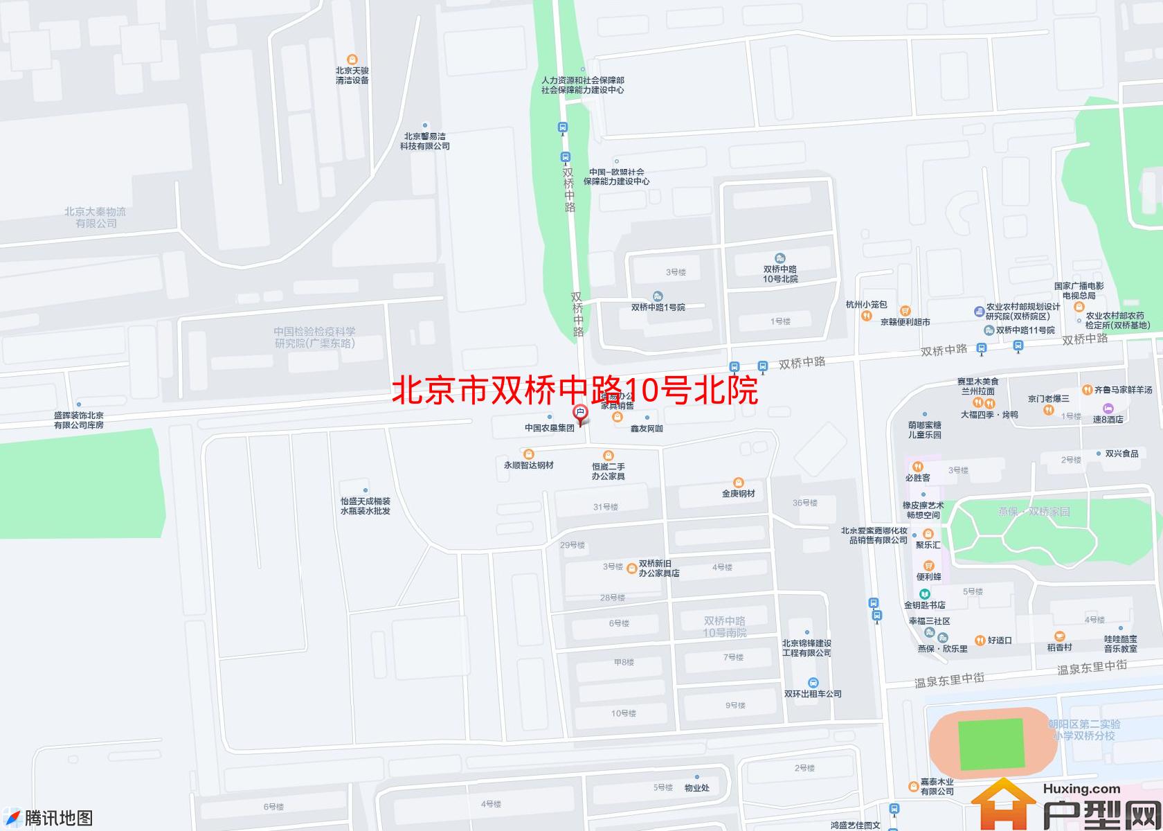 双桥中路10号北院小区 - 户型网