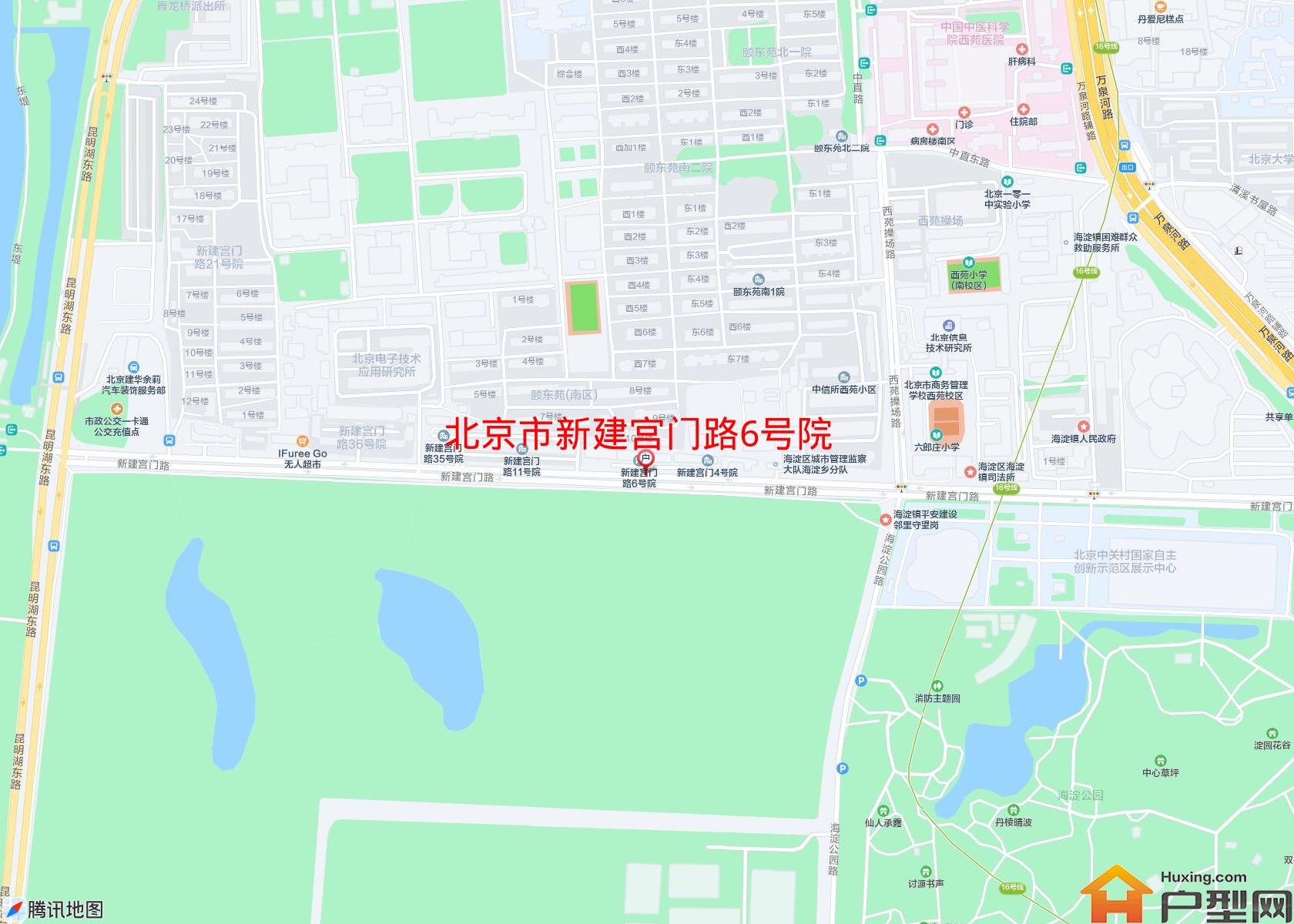 新建宫门路6号院小区 - 户型网