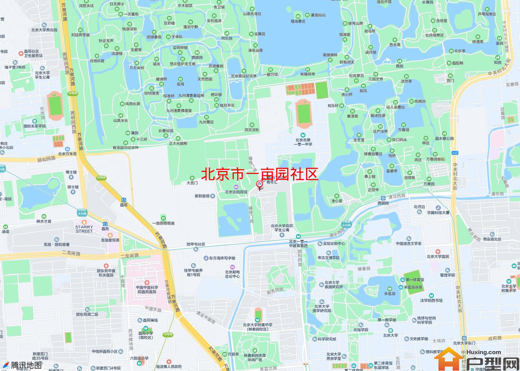 一亩园社区小区 - 户型网
