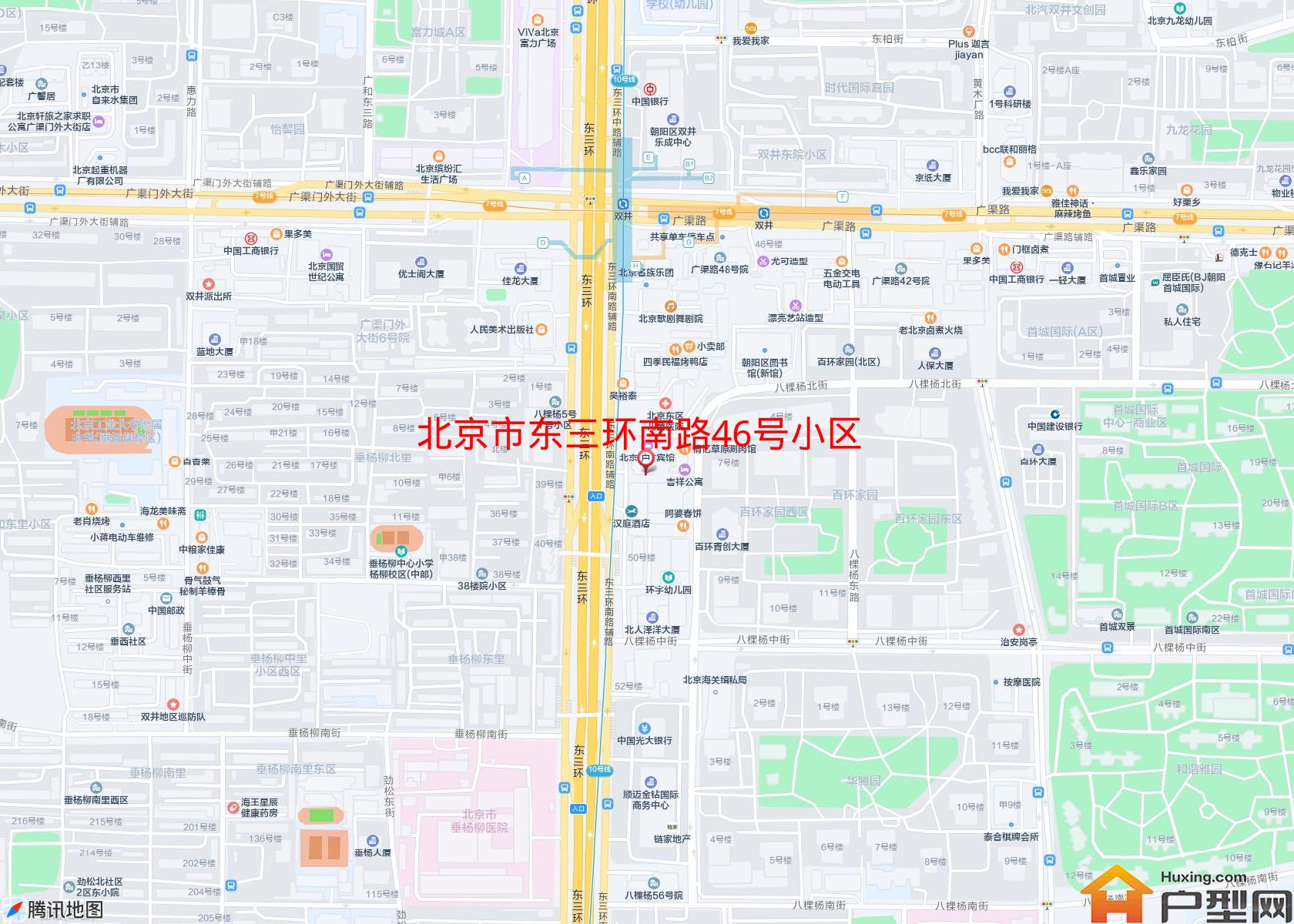 东三环南路46号小区小区 - 户型网