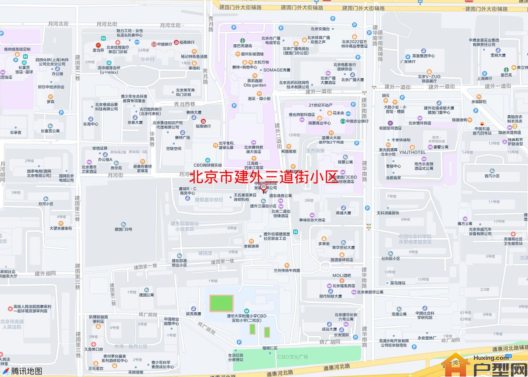 建外三道街小区小区 - 户型网