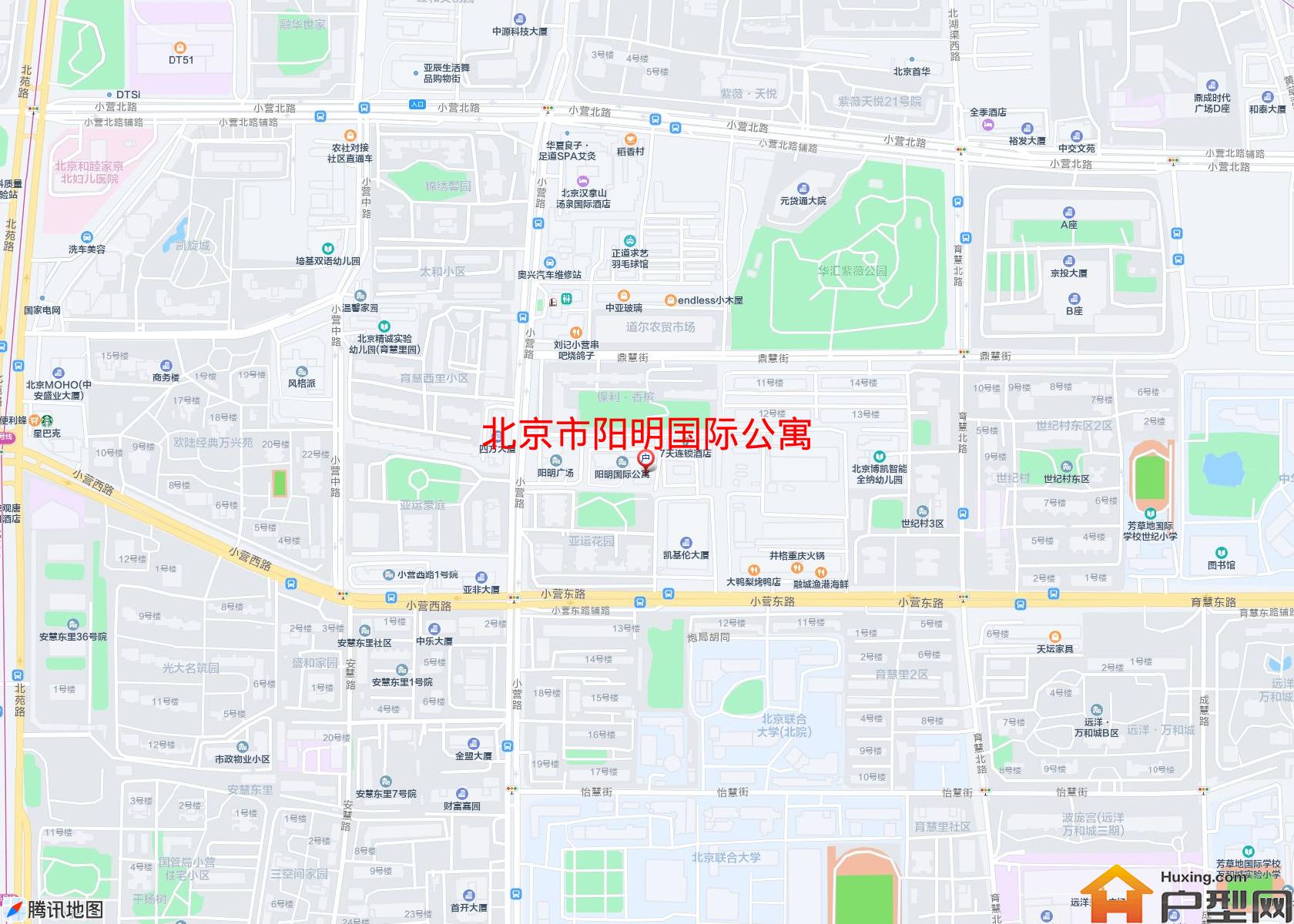 阳明国际公寓小区 - 户型网