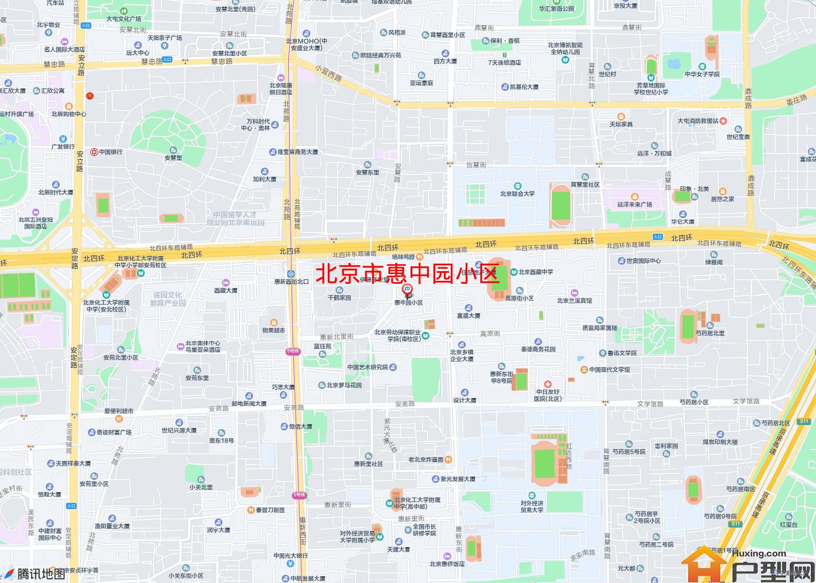 惠中园小区小区 - 户型网