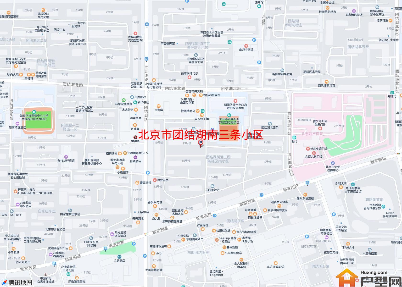 团结湖南三条小区小区 - 户型网