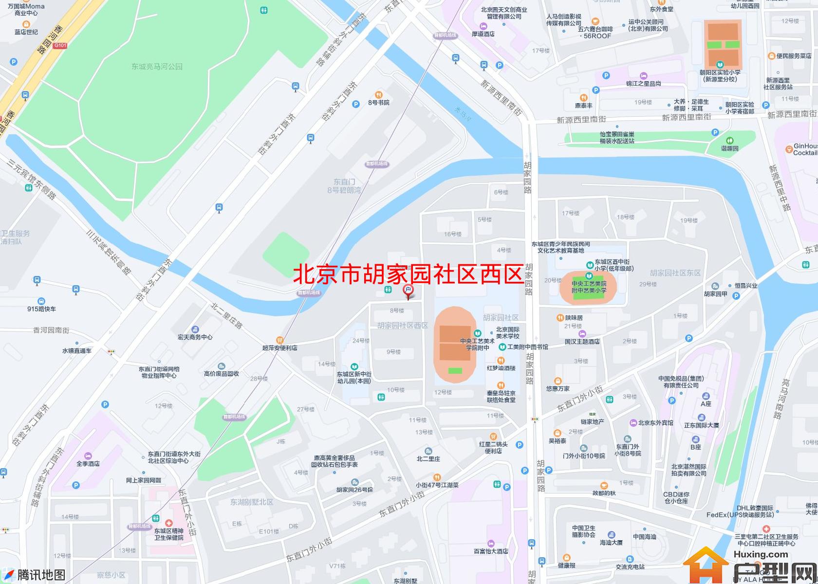 胡家园社区西区小区 - 户型网