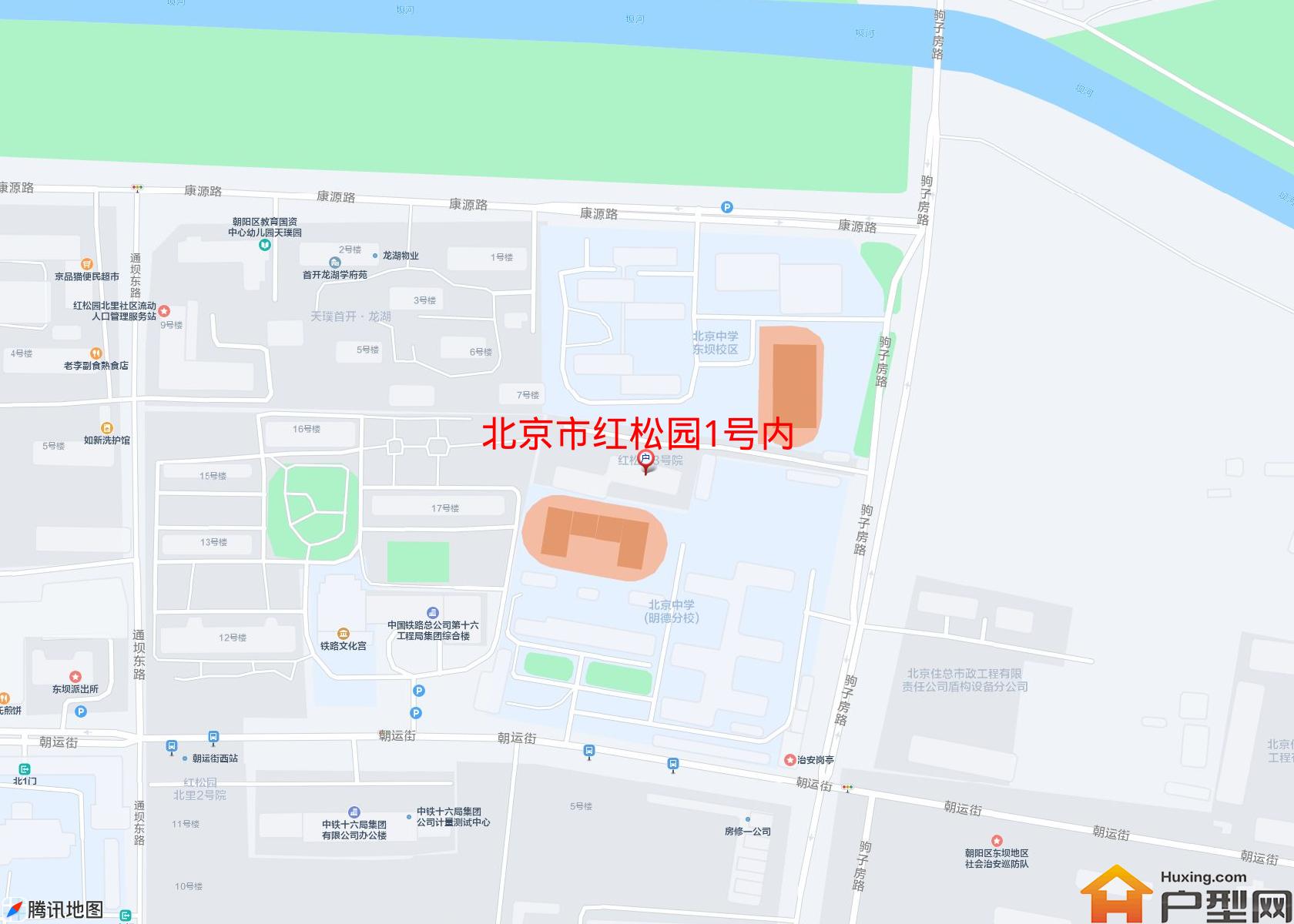 红松园1号内小区 - 户型网