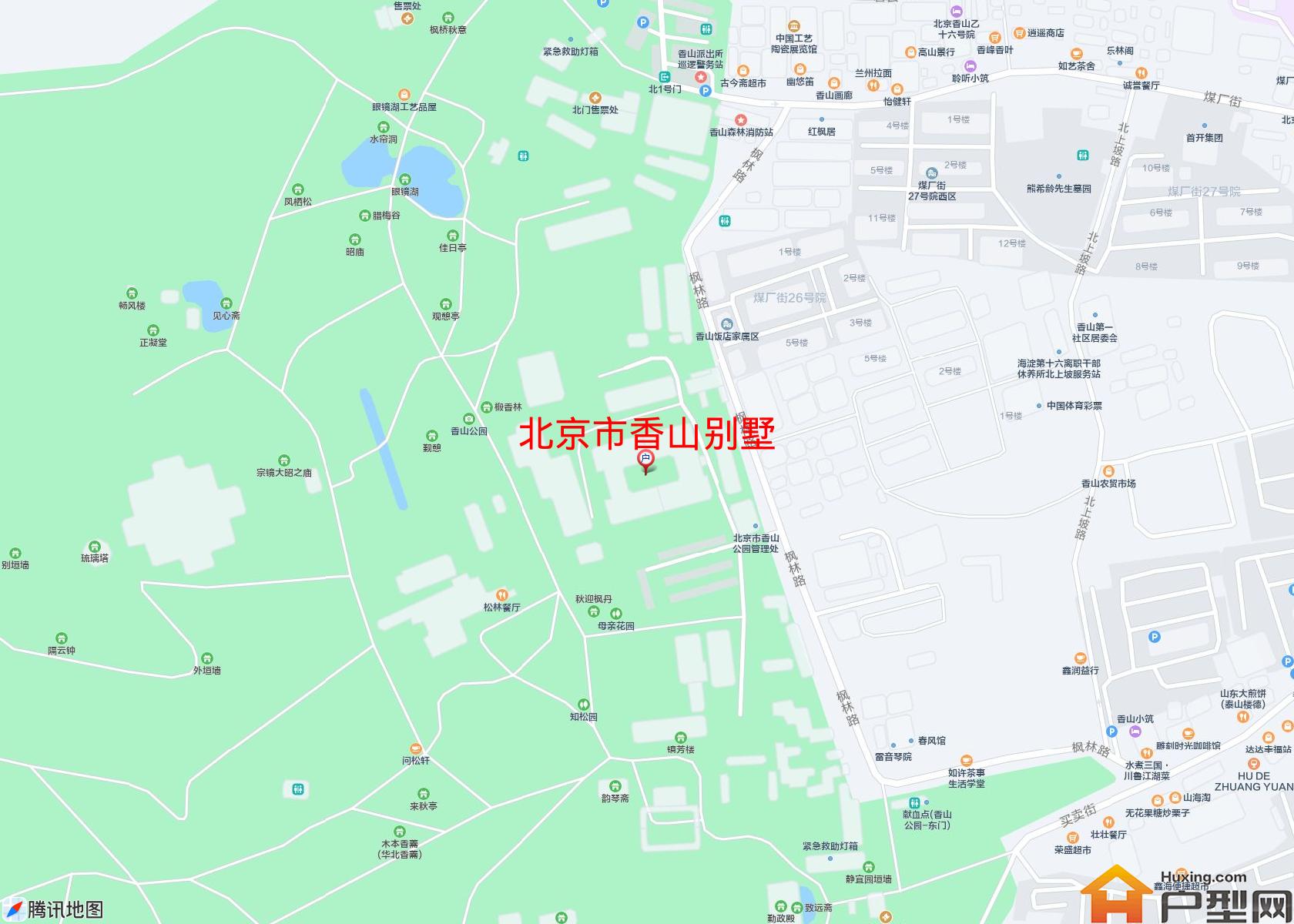 香山别墅小区 - 户型网