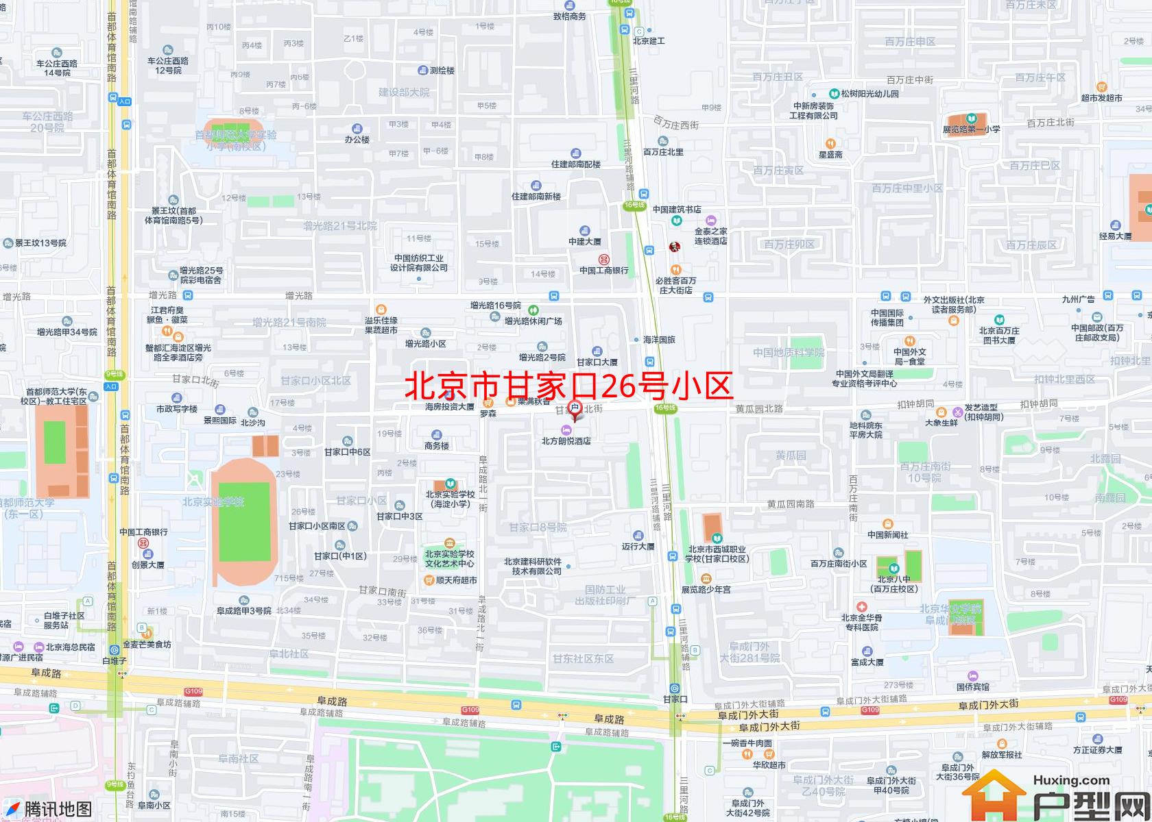 甘家口26号小区小区 - 户型网