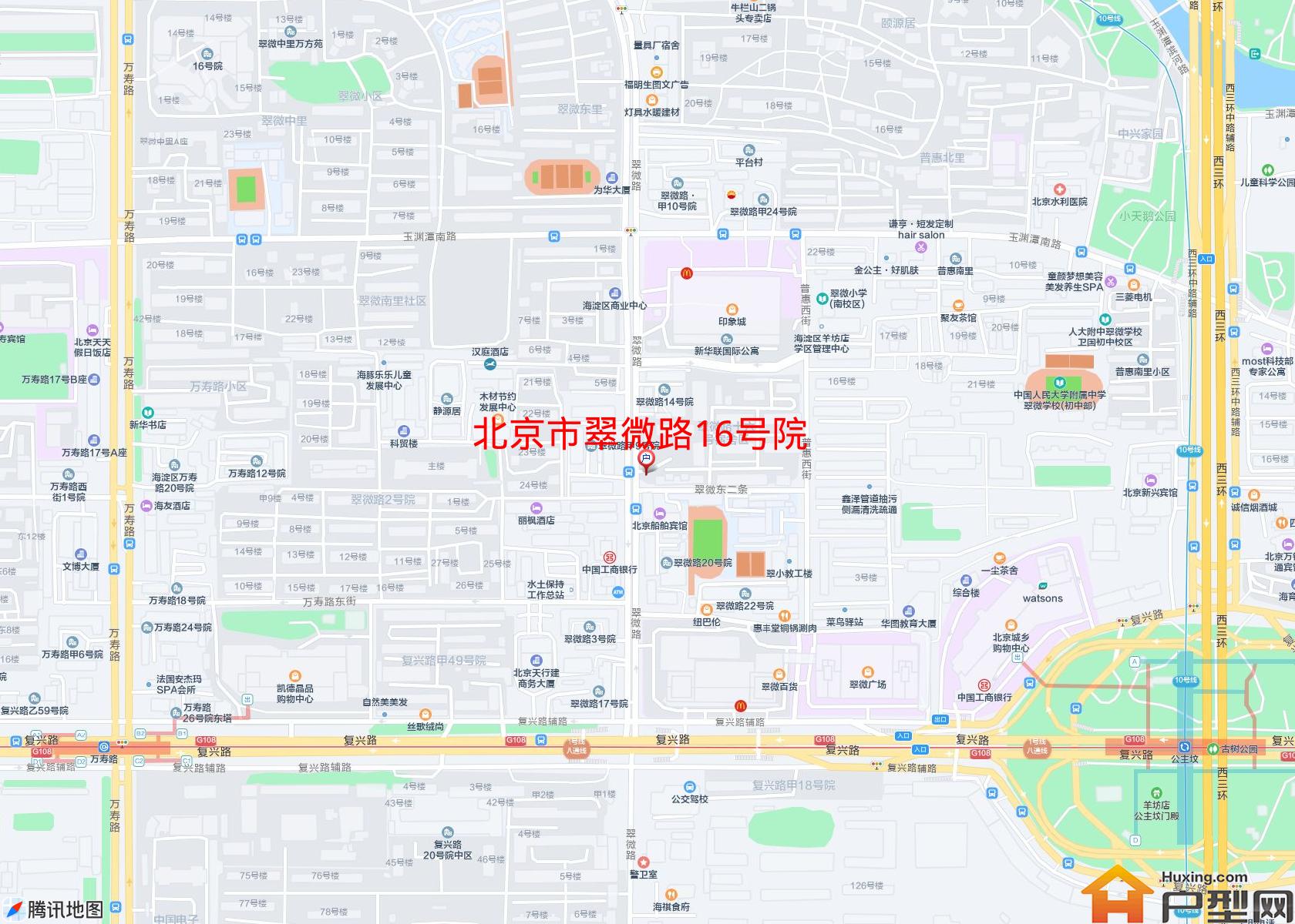 翠微路16号院小区 - 户型网