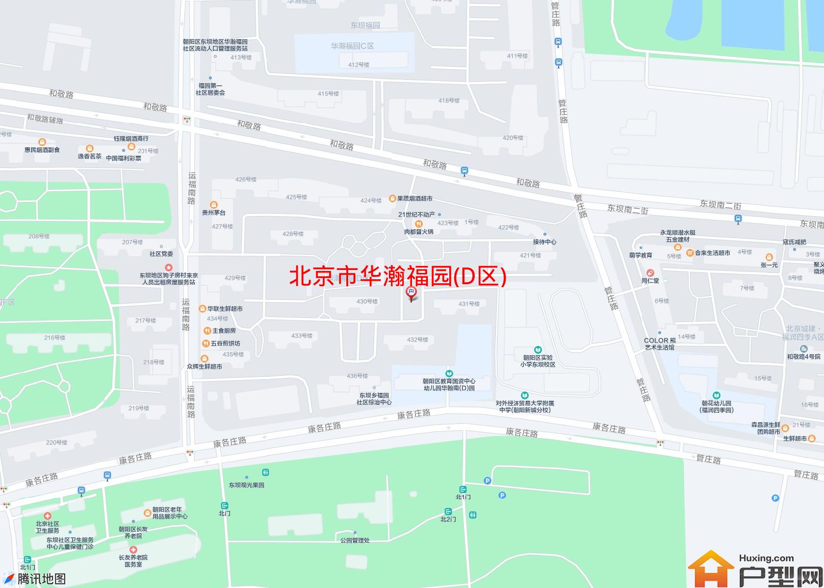 华瀚福园(D区)小区 - 户型网