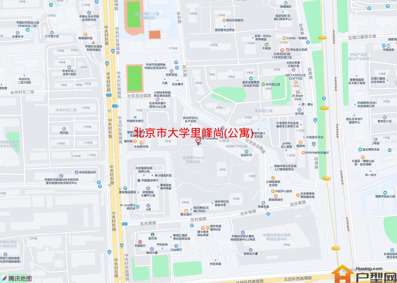 大学里峰尚(公寓)小区 - 户型网