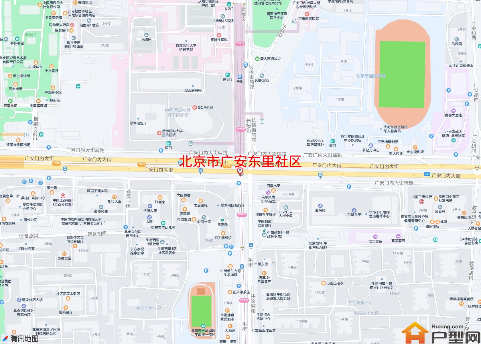广安东里社区小区 - 户型网