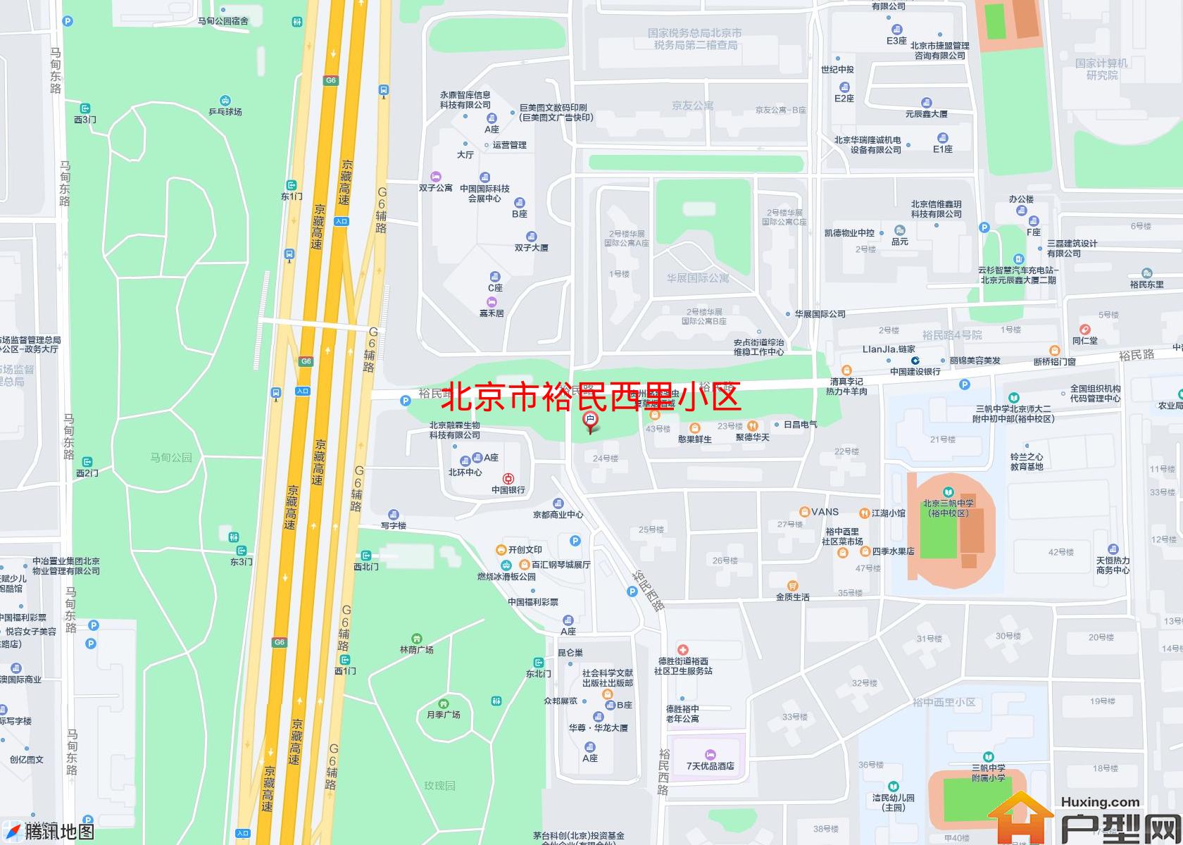 裕民西里小区小区 - 户型网