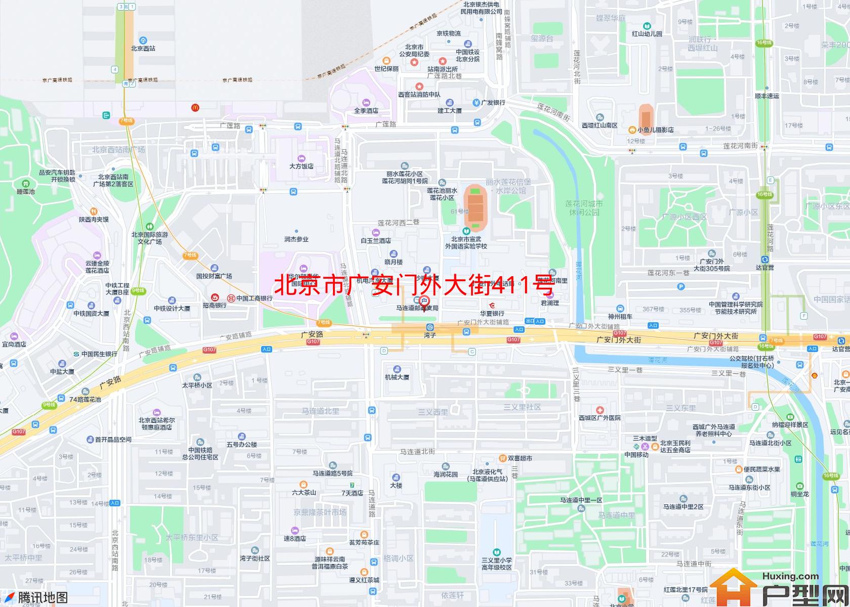 广安门外大街411号小区小区 - 户型网