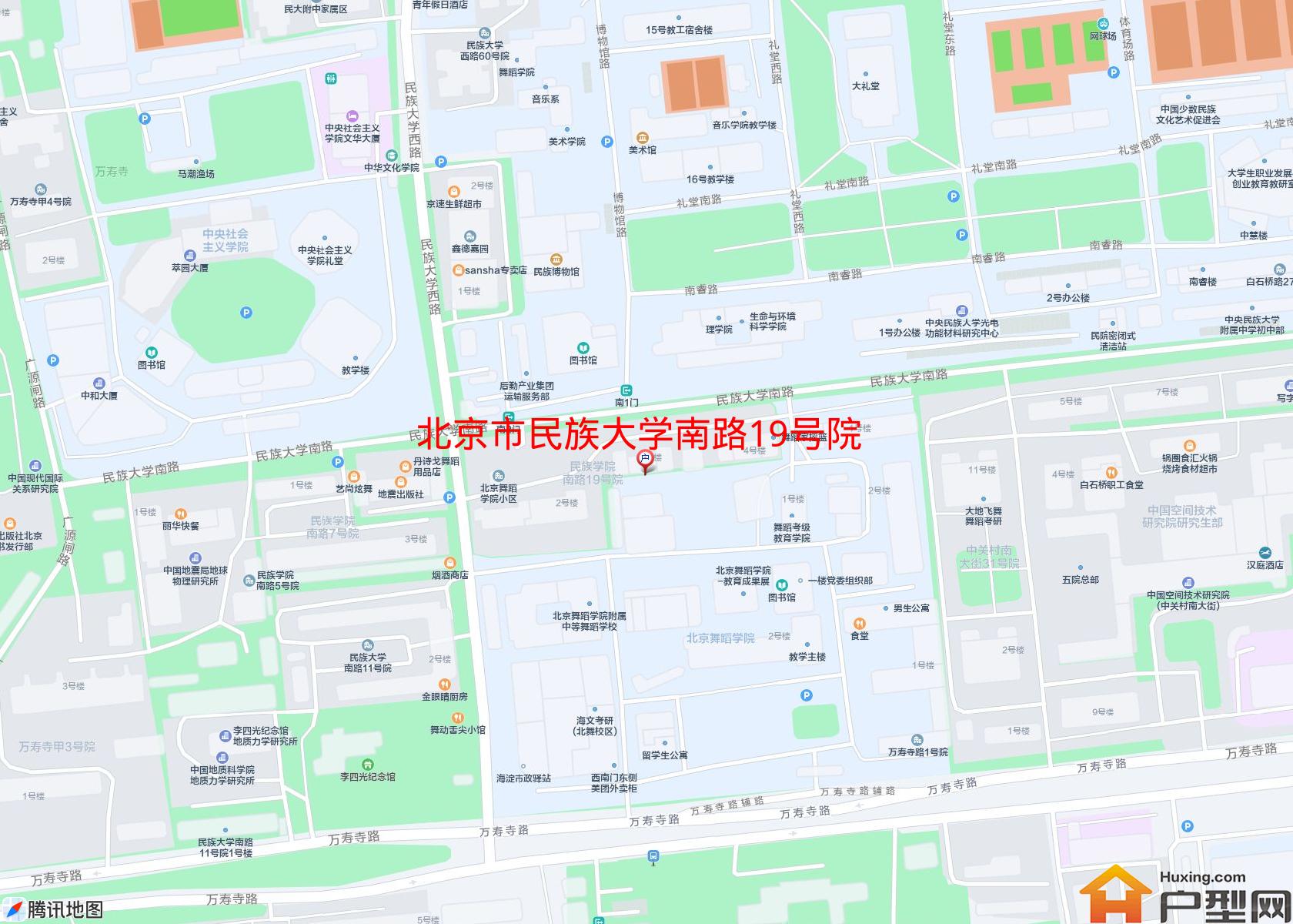 民族大学南路19号院小区 - 户型网