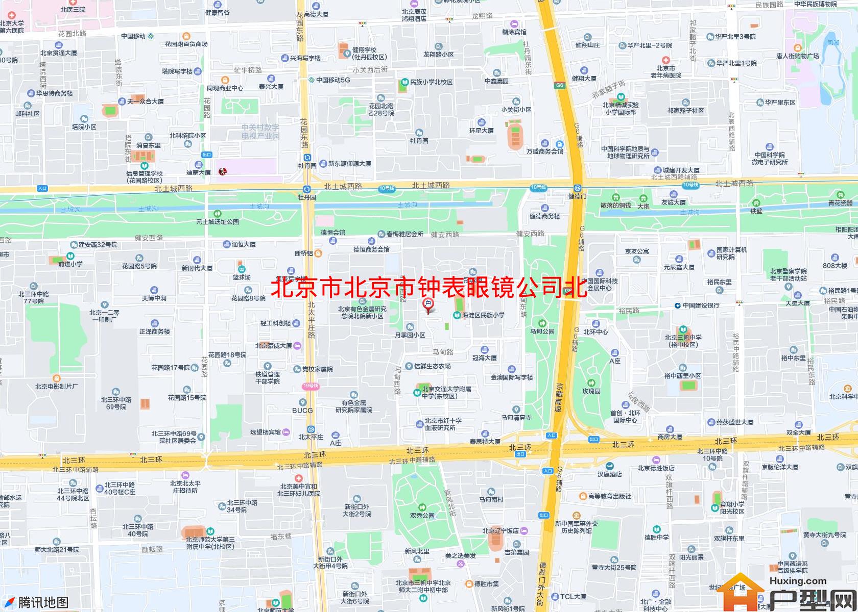 北京市钟表眼镜公司北院宿舍小区 - 户型网