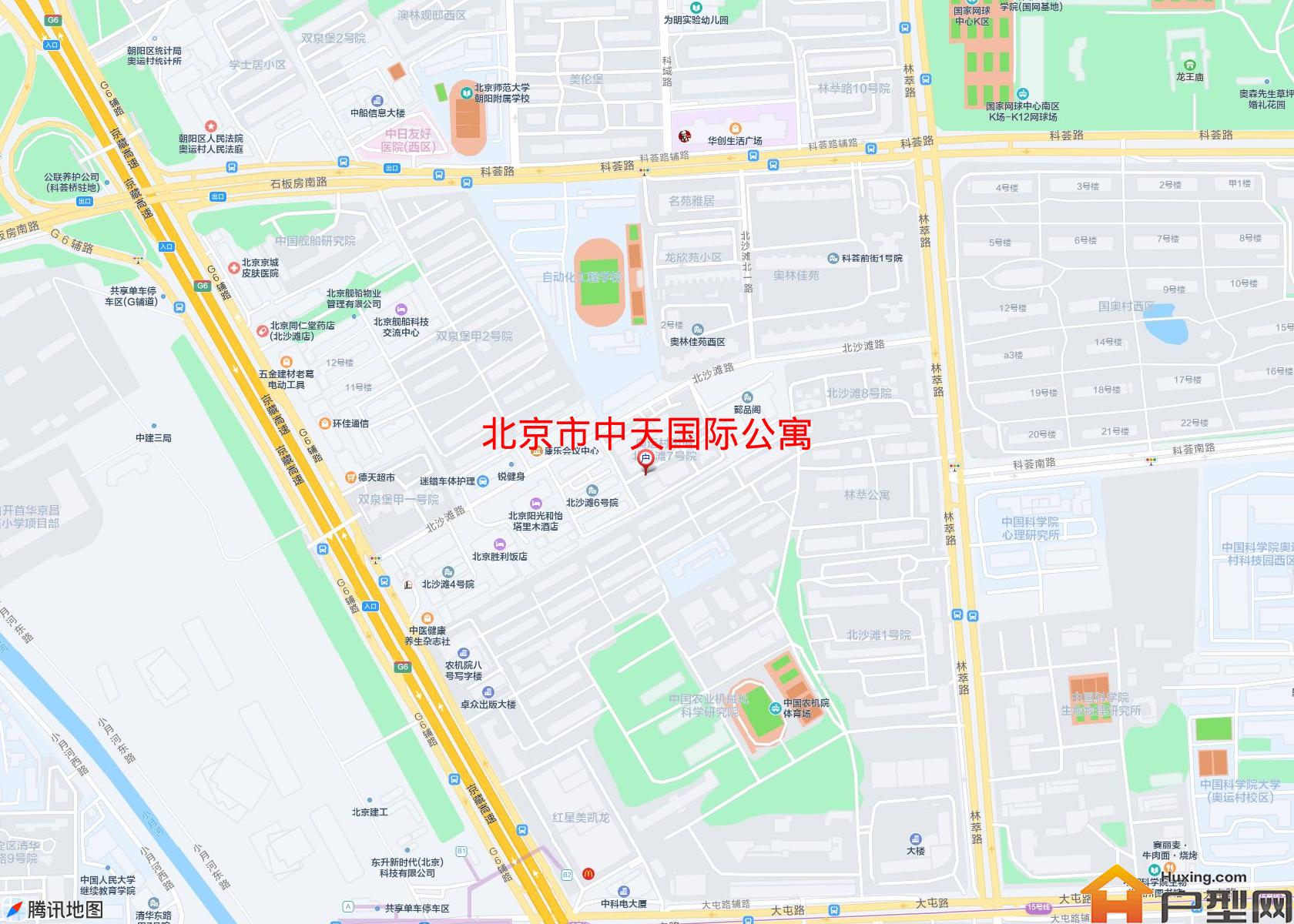 中天国际公寓小区 - 户型网