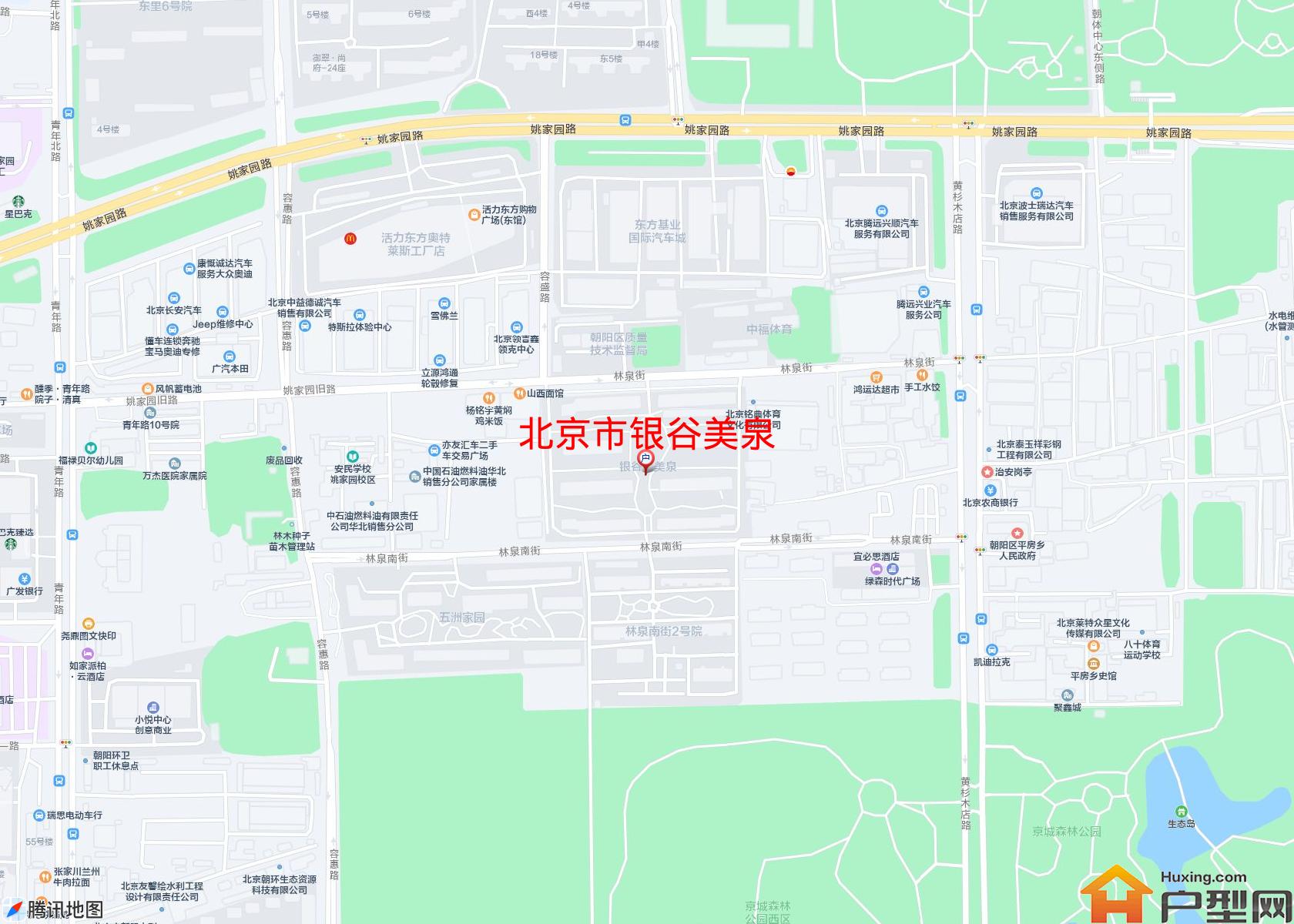 银谷美泉小区 - 户型网