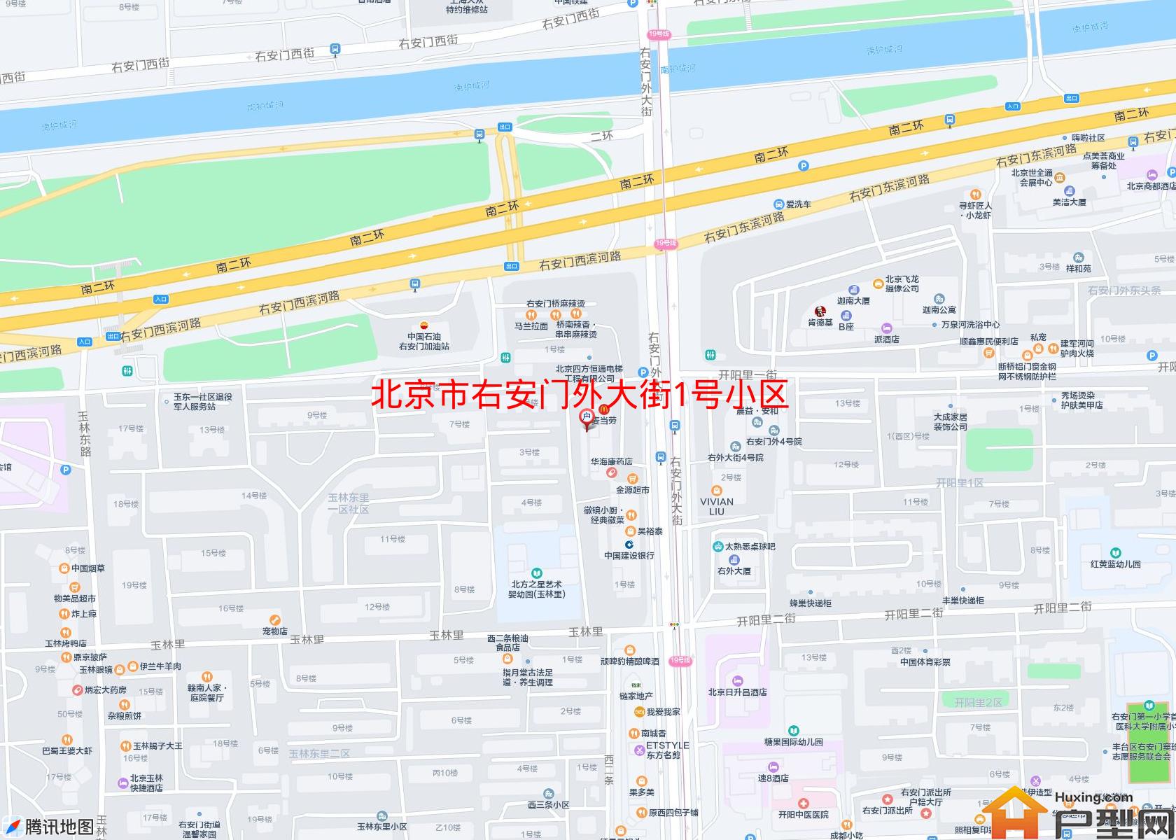 右安门外大街1号小区小区 - 户型网