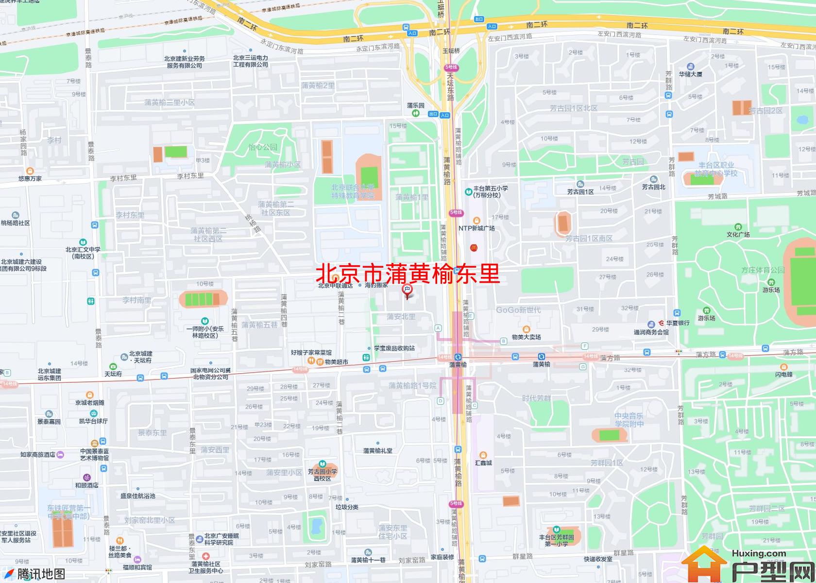 蒲黄榆东里小区 - 户型网
