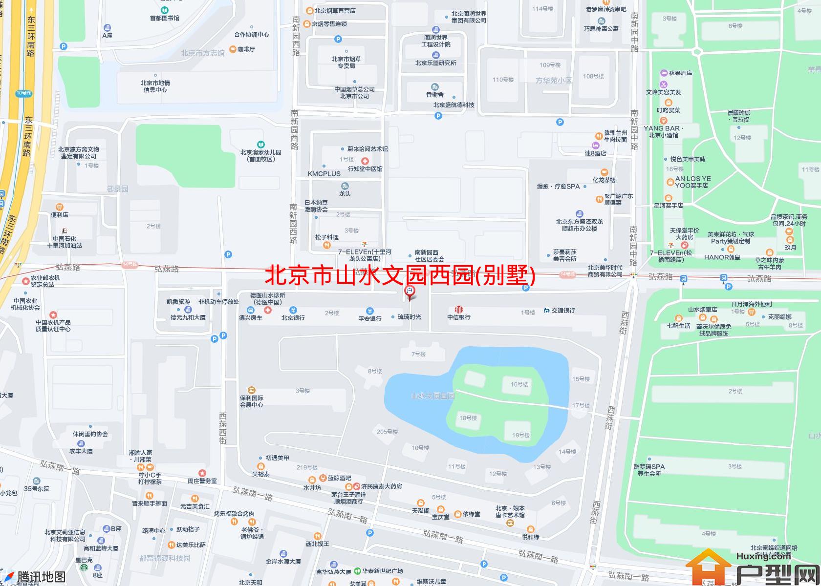 山水文园西园(别墅)小区 - 户型网