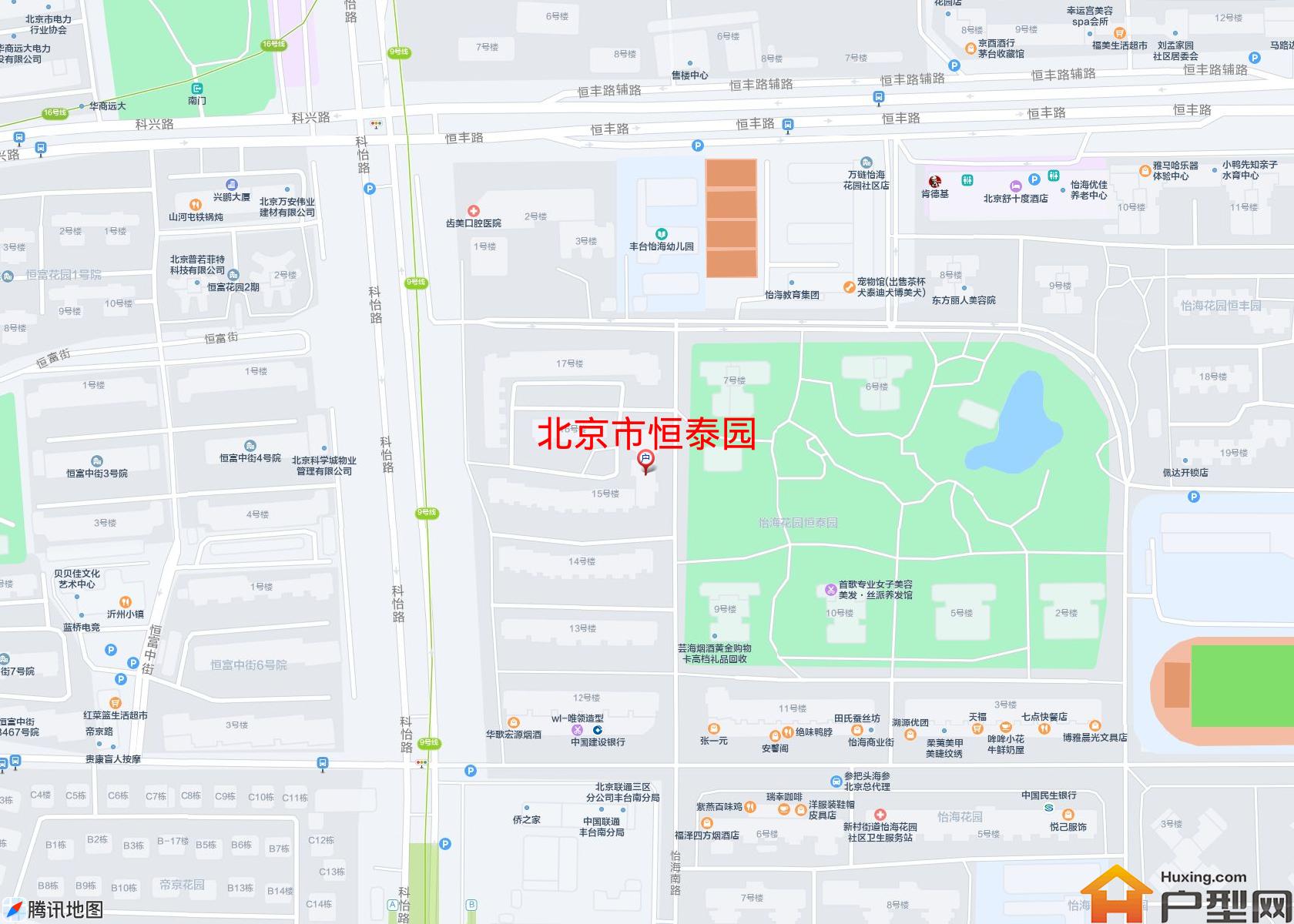 恒泰园小区 - 户型网
