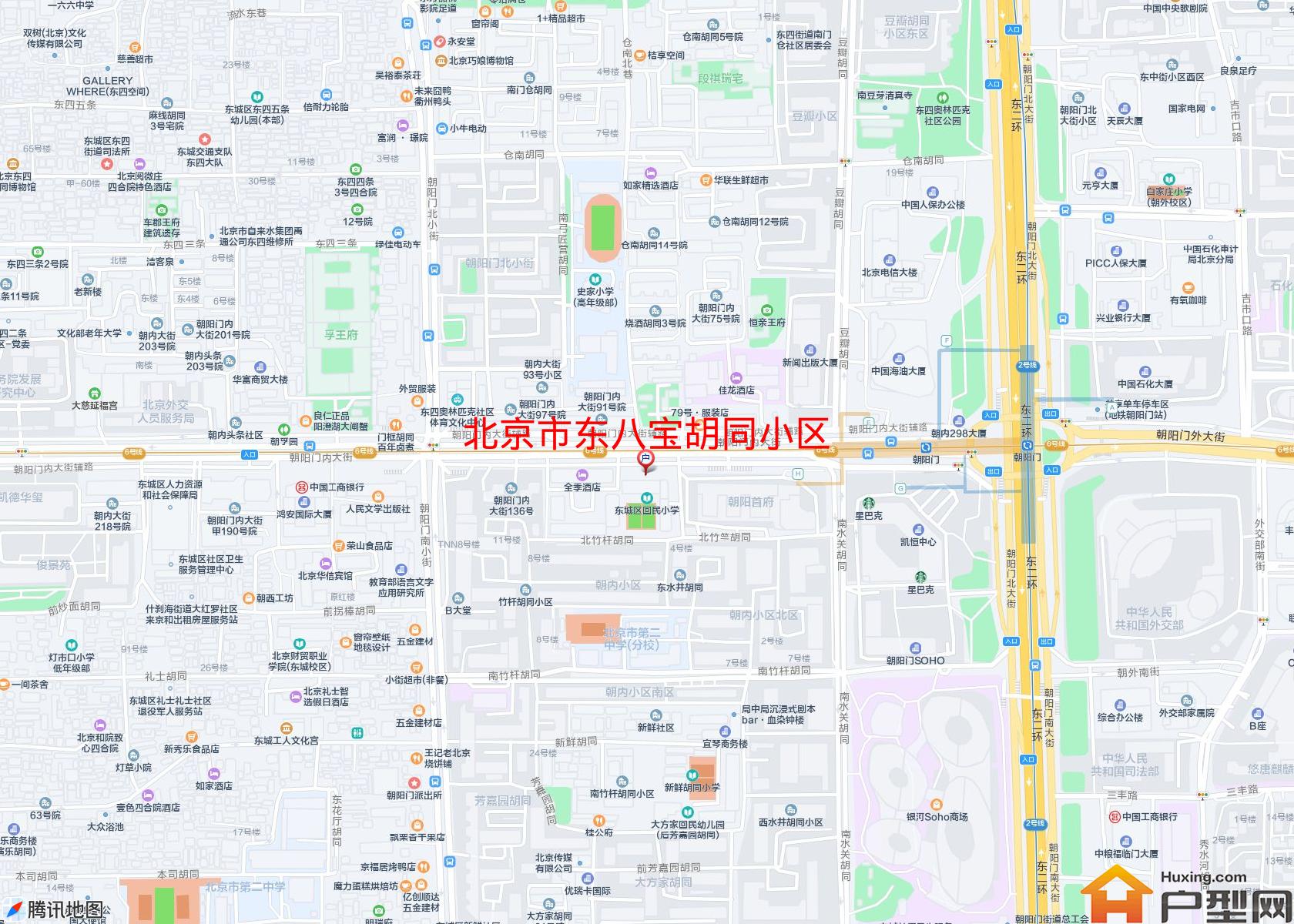 东八宝胡同小区小区 - 户型网