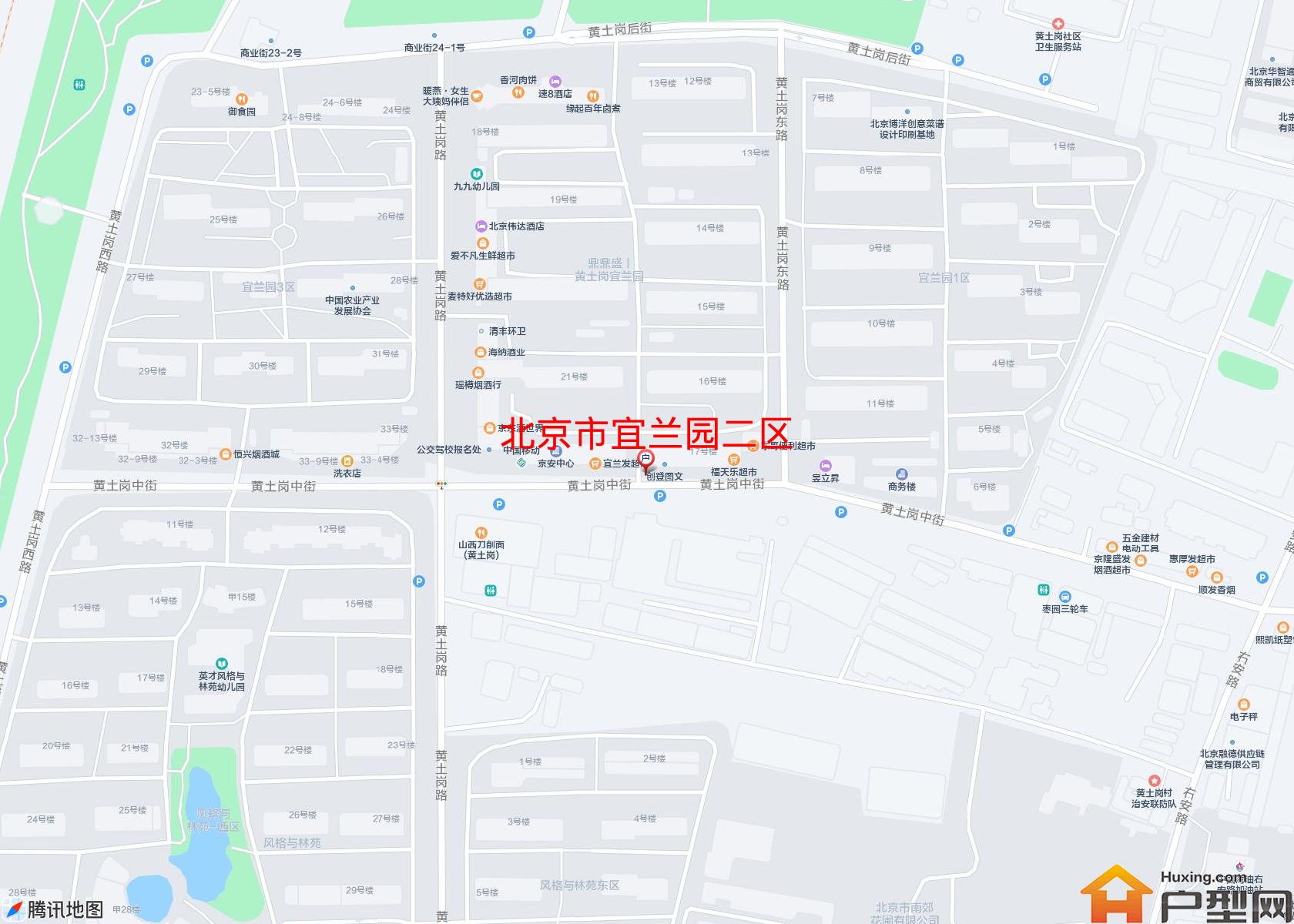 宜兰园二区小区 - 户型网