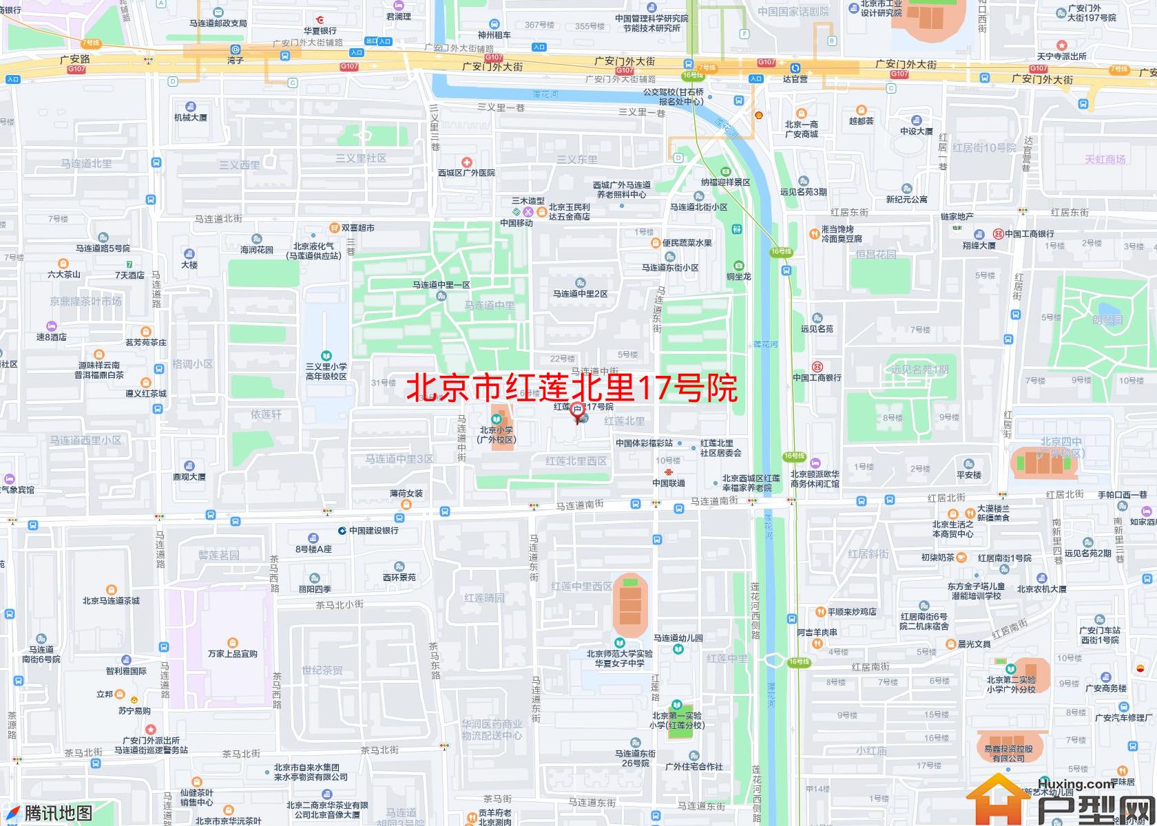 红莲北里17号院小区 - 户型网