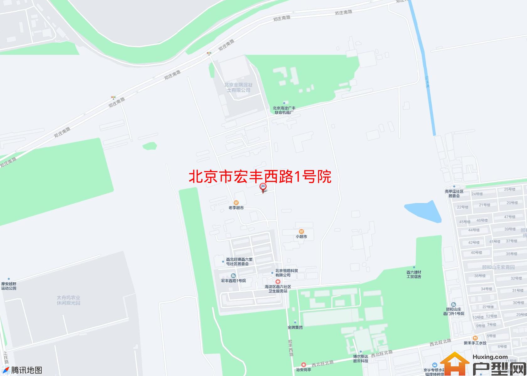 宏丰西路1号院小区 - 户型网