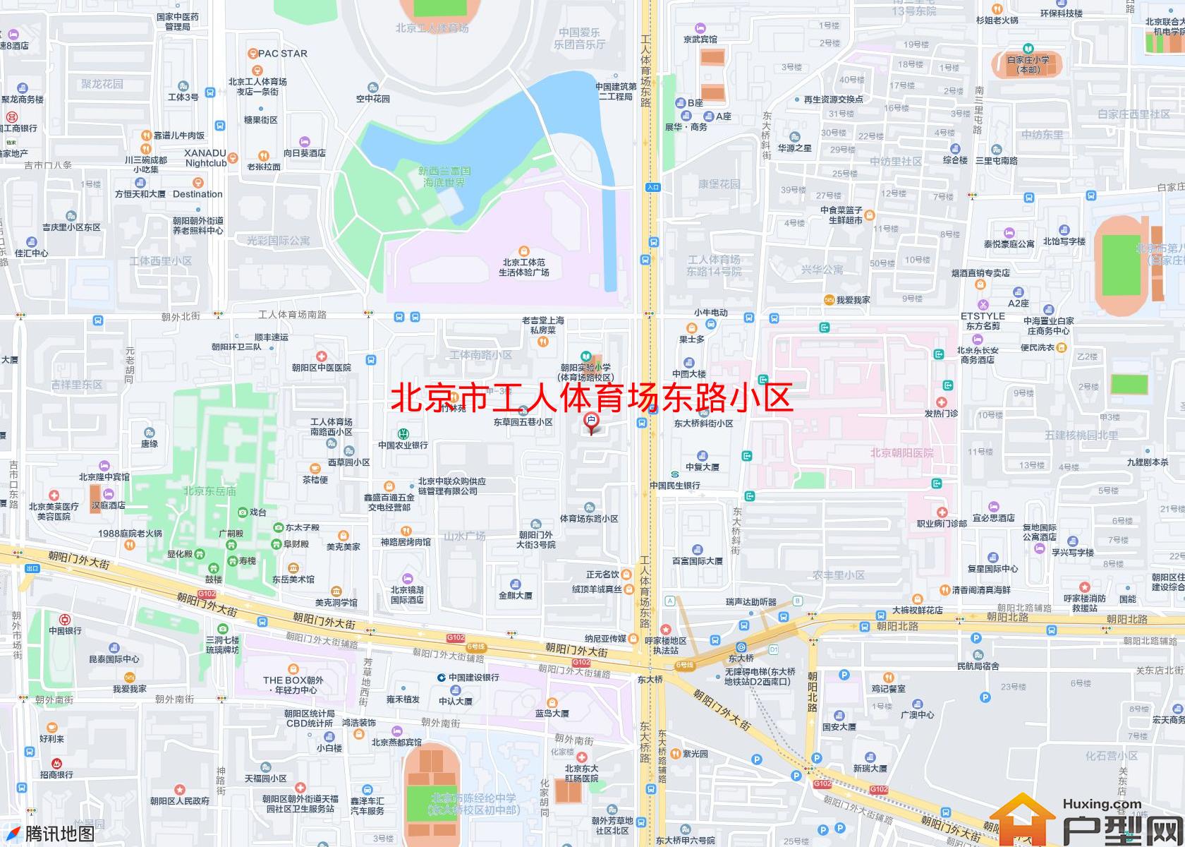 工人体育场东路小区小区 - 户型网