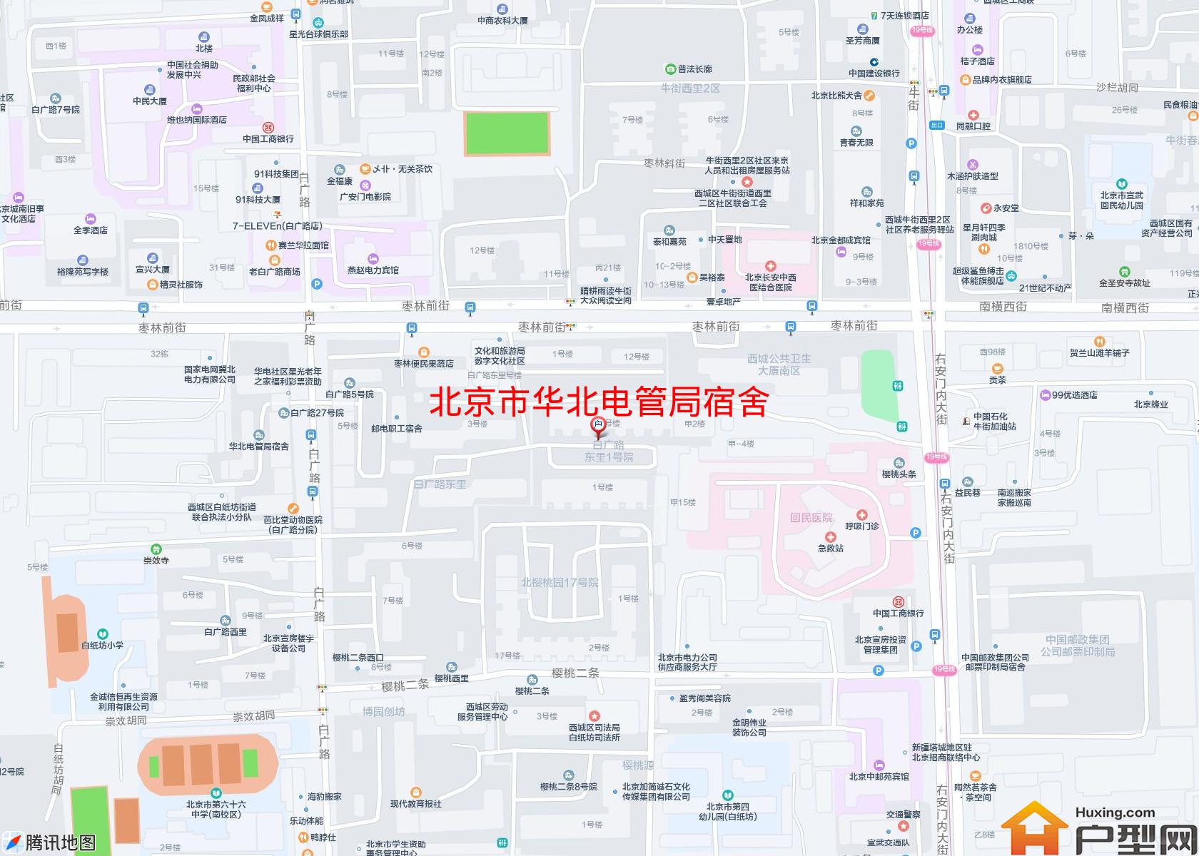 华北电管局宿舍小区 - 户型网