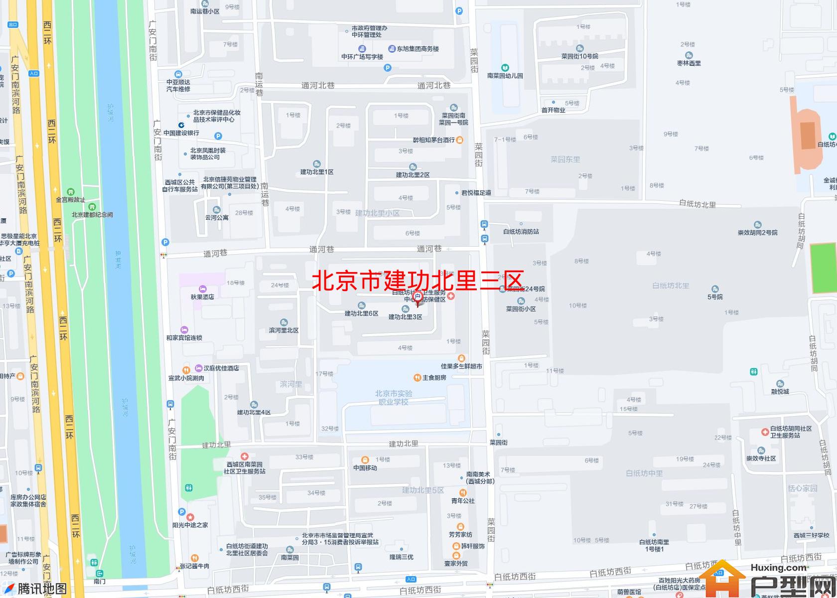 建功北里三区小区 - 户型网