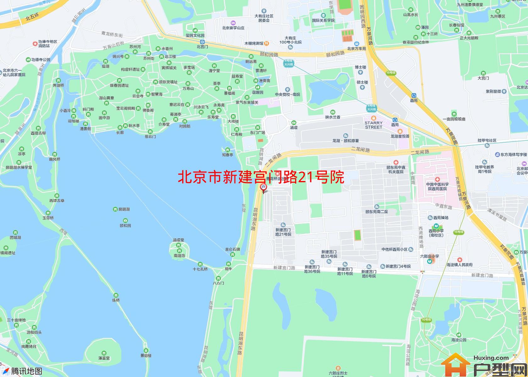 新建宫门路21号院小区 - 户型网