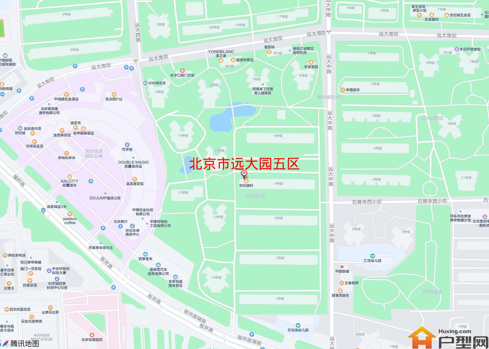 远大园五区小区 - 户型网