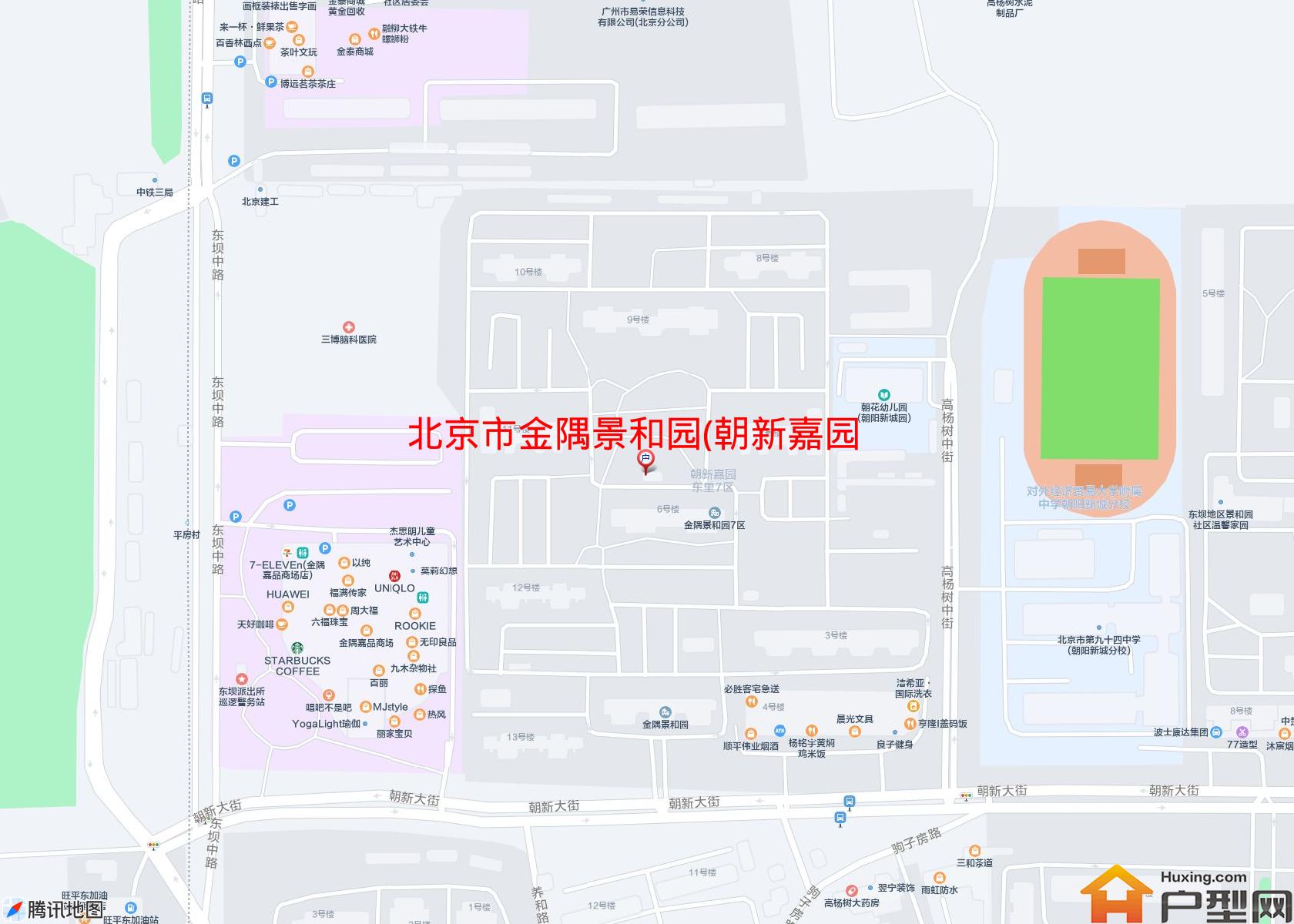 金隅景和园(朝新嘉园东里七区)小区 - 户型网