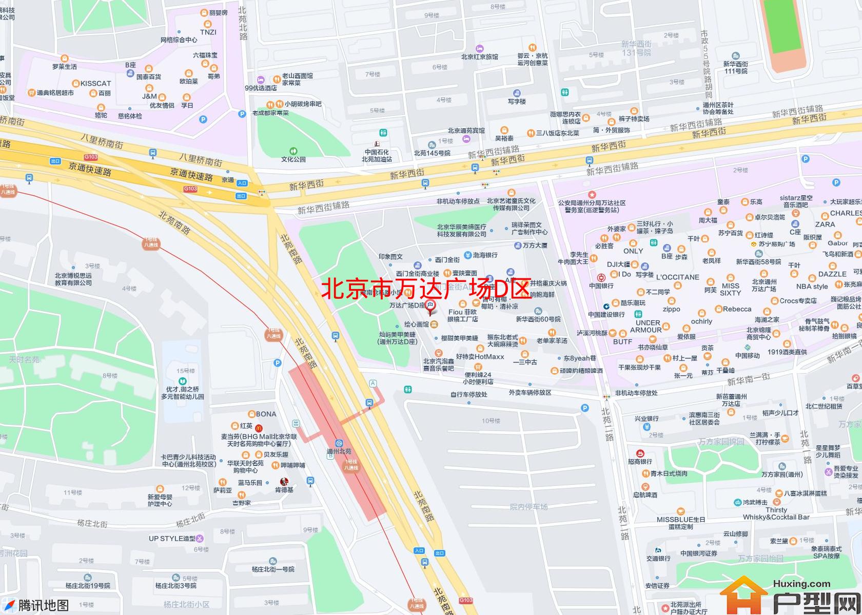 万达广场D区小区 - 户型网
