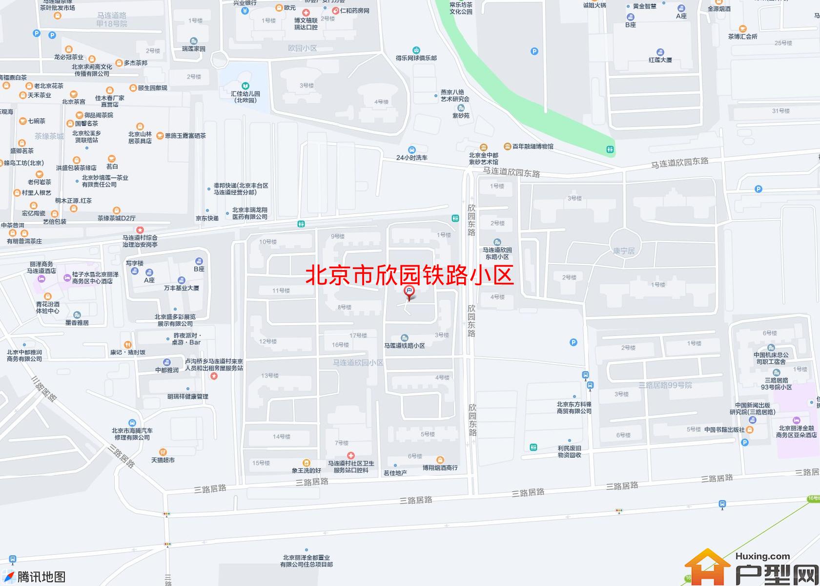 欣园铁路小区小区 - 户型网