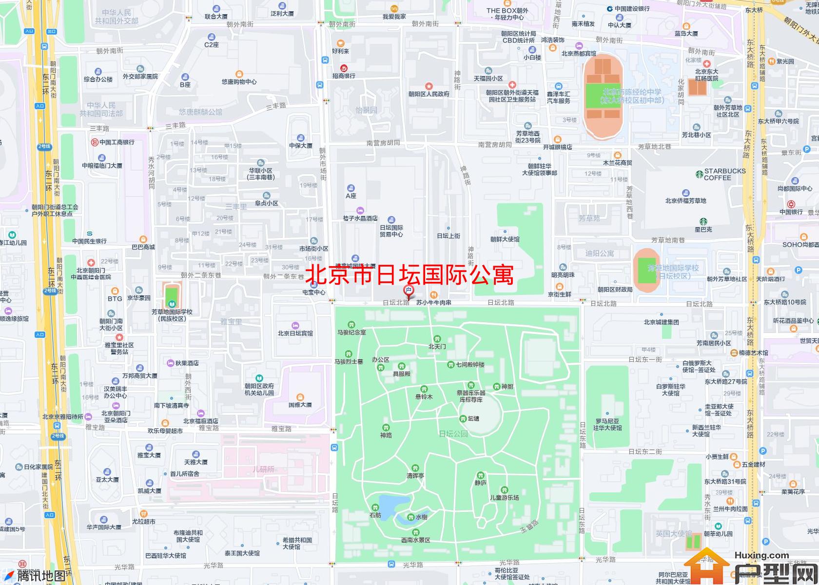 日坛国际公寓小区 - 户型网