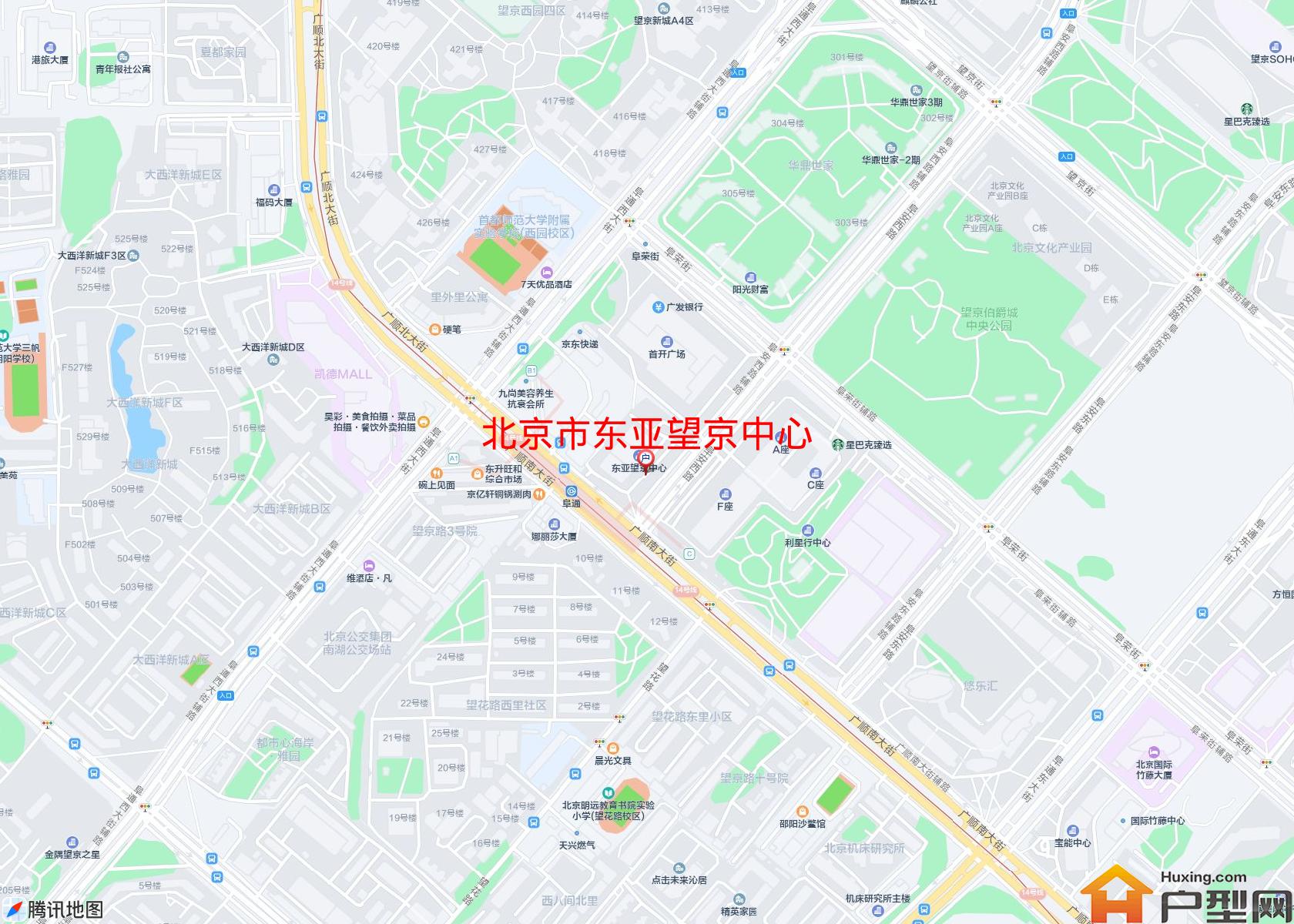东亚望京中心小区 - 户型网