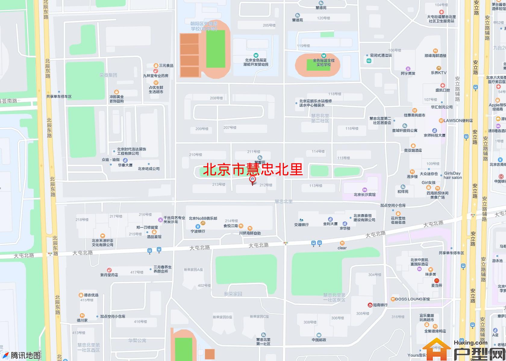 慧忠北里小区 - 户型网