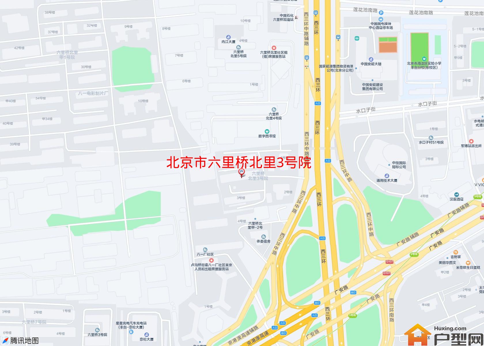 六里桥北里3号院小区 - 户型网