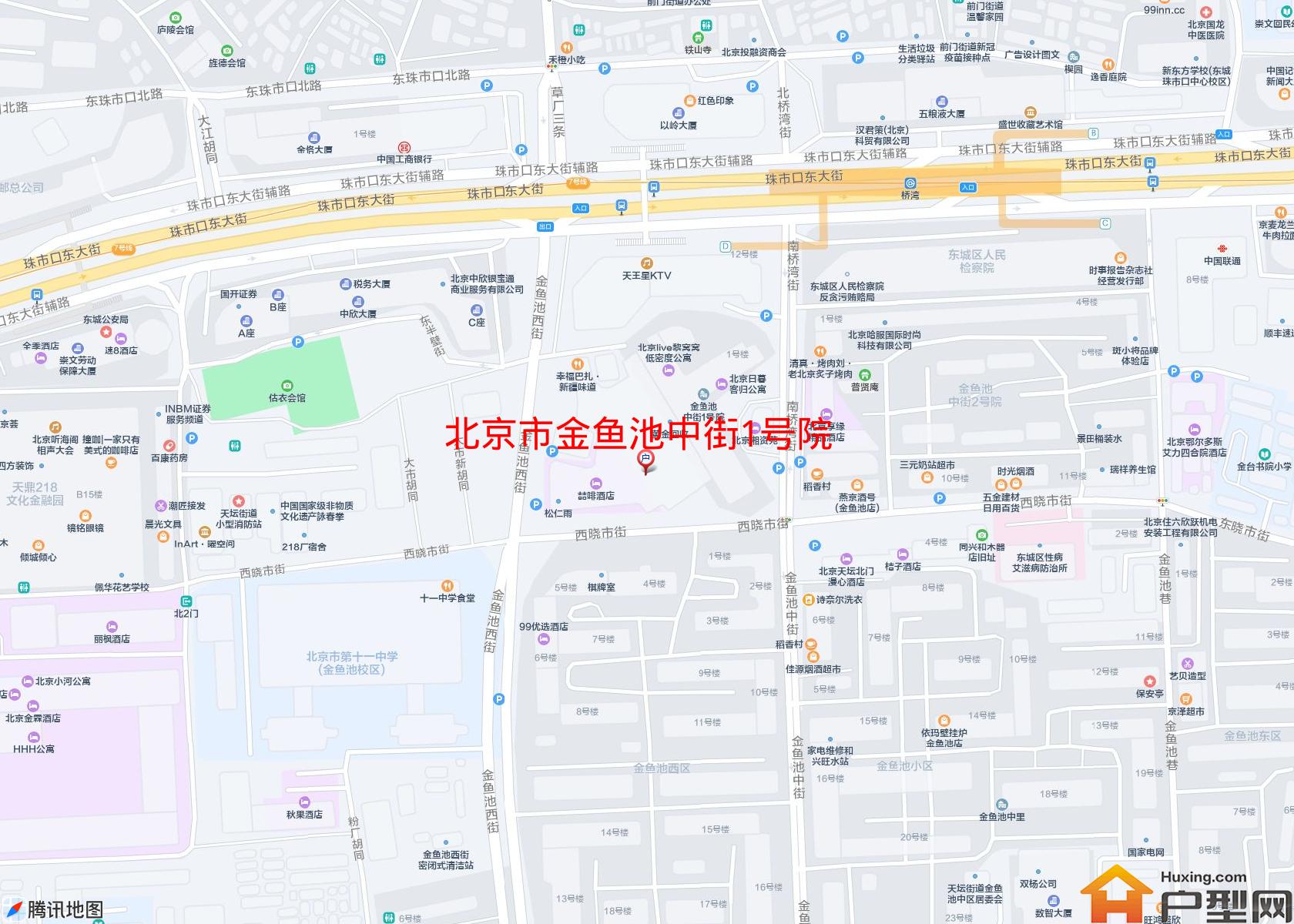 金鱼池中街1号院小区 - 户型网